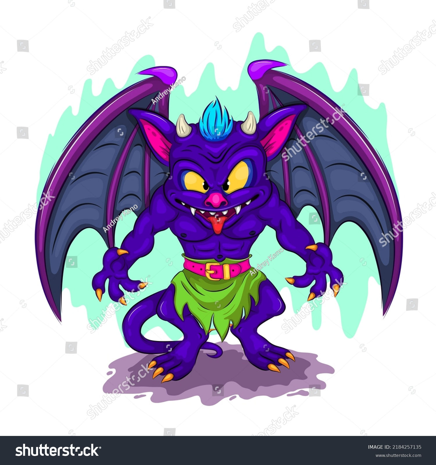 Wallpaper #n0Y8nJcBh-zKMCtLfF5f62 Cartoon Gargoylea Colorful Illustration Cartoon Gargoyle Stock
