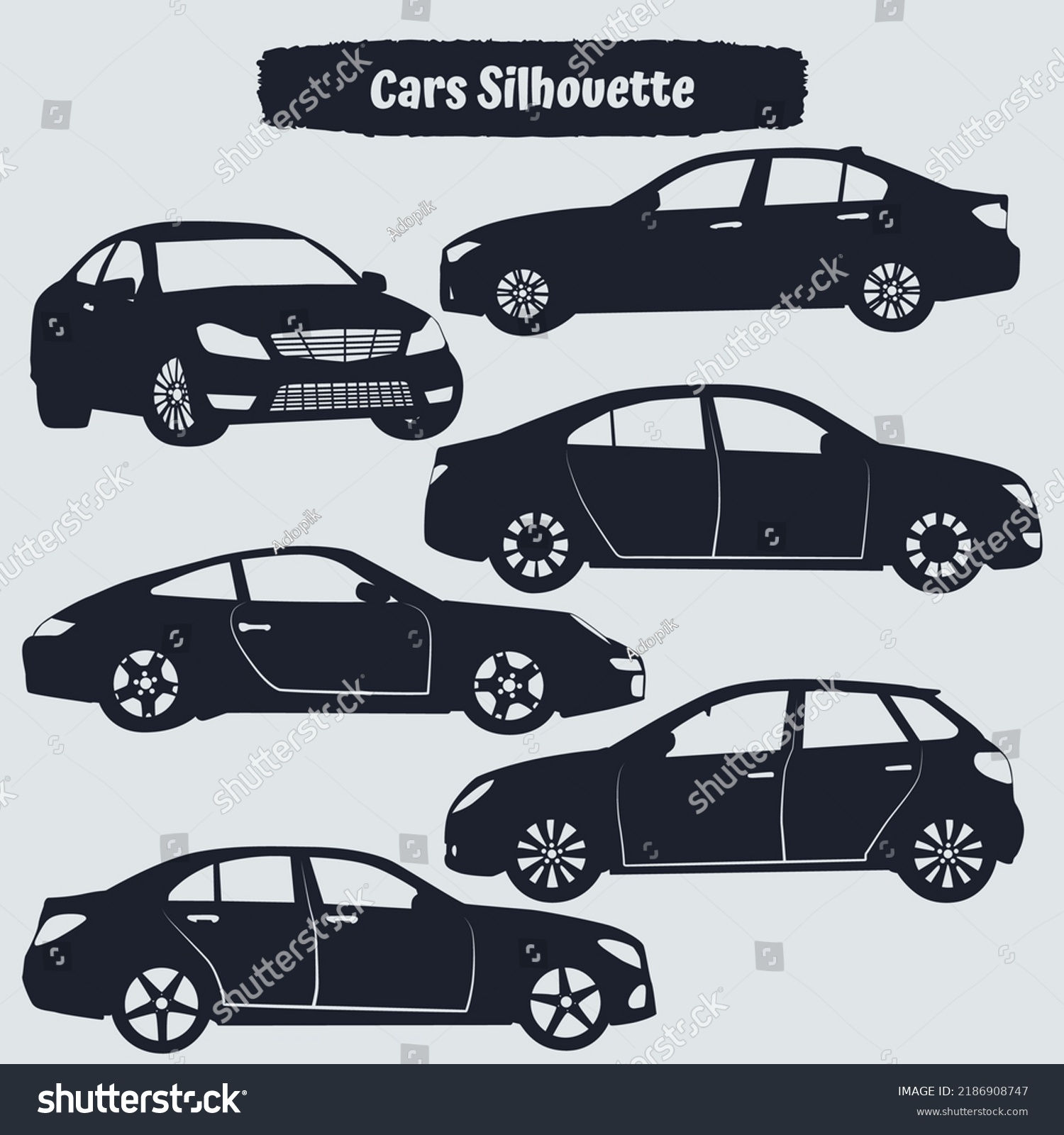 Wallpaper #yWjGE5MBSpphPi3-JwG778 Collection Modern Car Silhouettes Vector Stock Vector Royalty Free