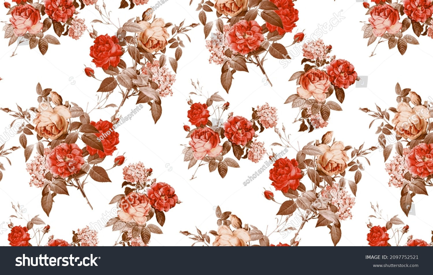 Wallpaper #4GdP9JIBSpphPi3-k3mn285 Seamless Abstract Flowers Pattern Elegant Floral Stock Illustration