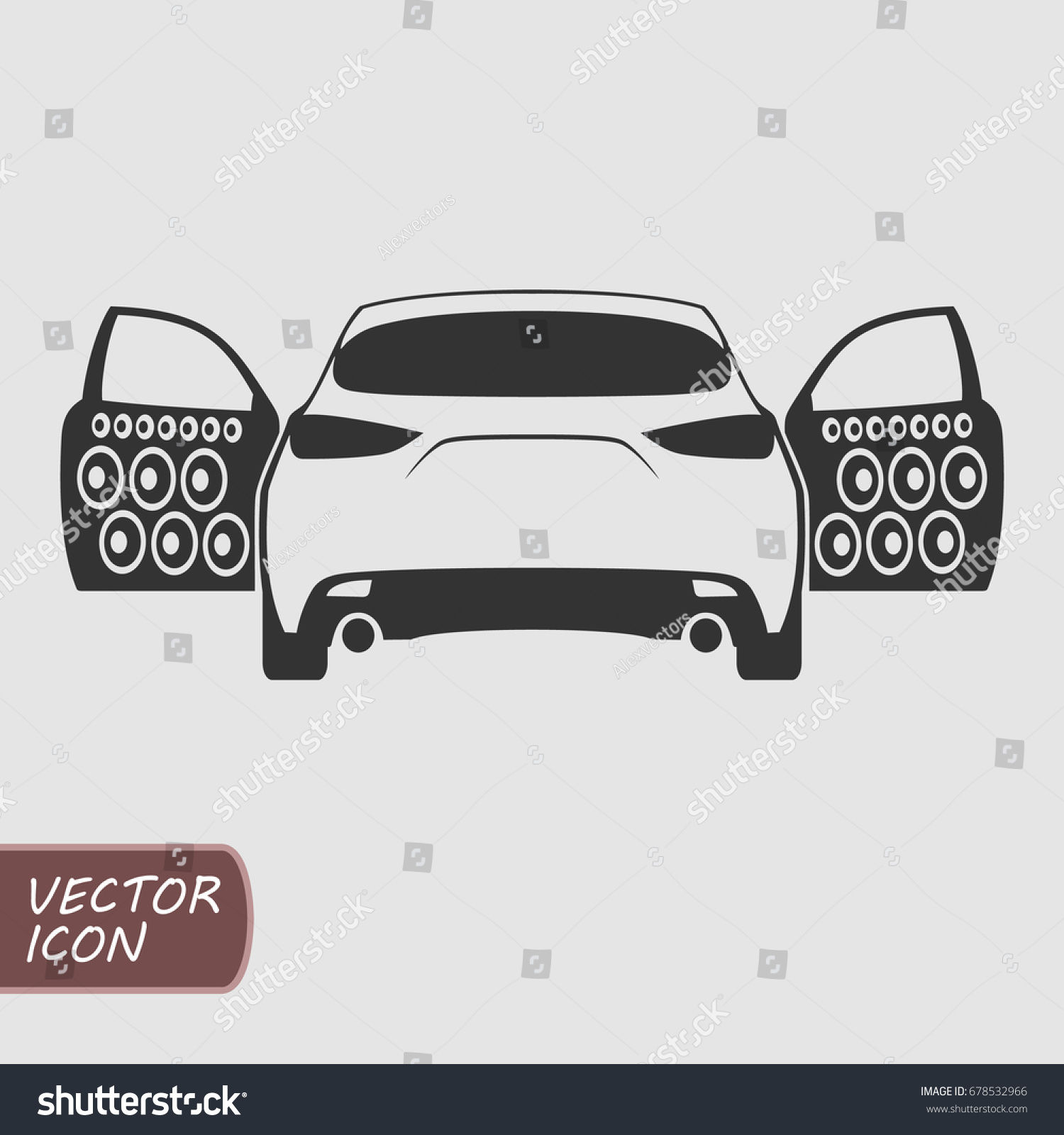 Wallpaper #e30l8Y4Bnwiau_P6Wwjw28 Car Audio System Vector Flat Icon Stock Vector Royalty Free 678532966