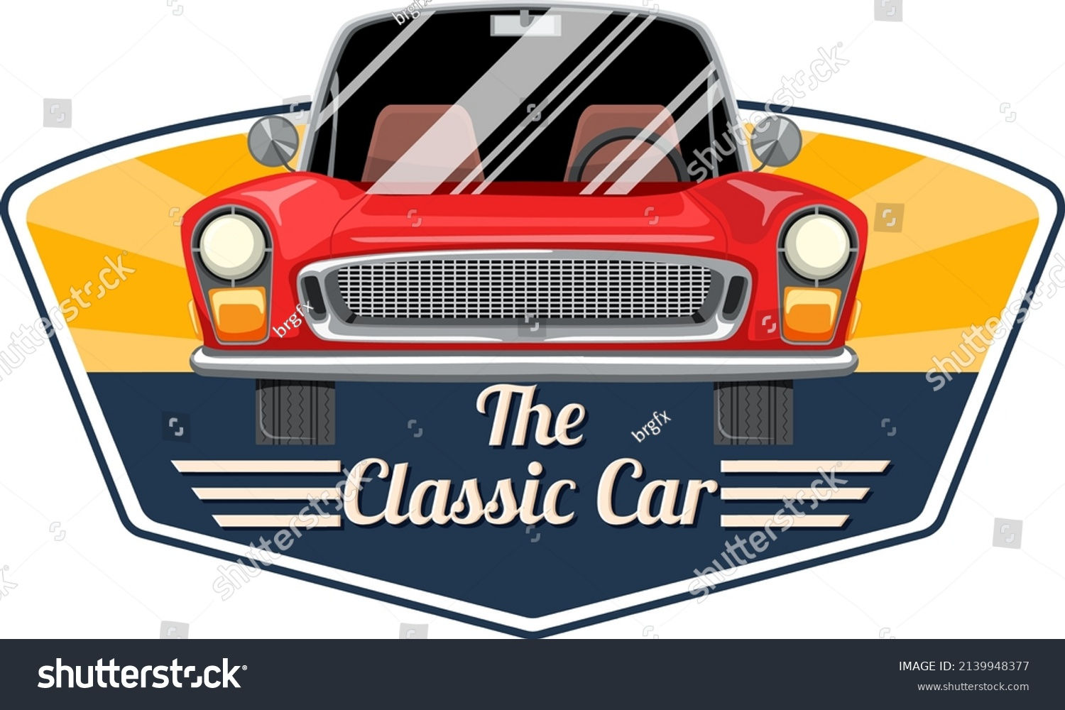 Wallpaper #SCzLSZMB0E1QgA7wqPTc285 Classic Car Concept Old Car Front Stock Vector Royalty Free