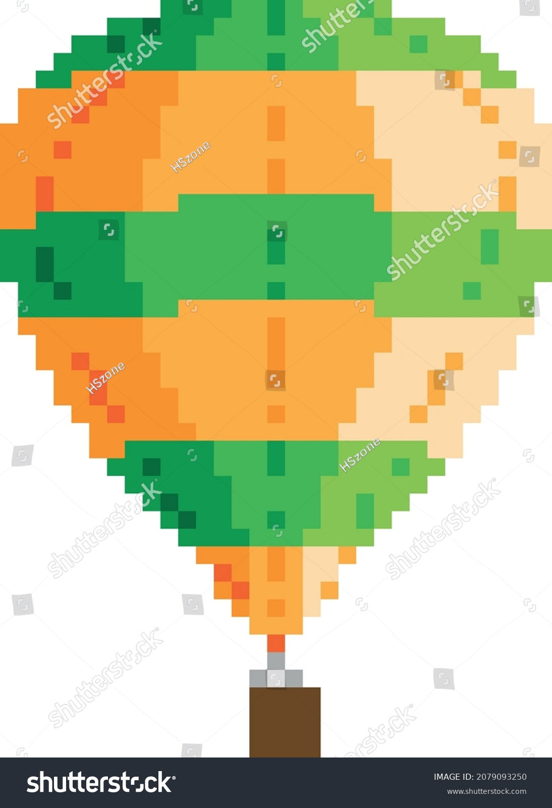 Wallpaper #a0D6MJMBJhL2WPbaiMSr81 Hot Air Balloon Pixel Art Vector