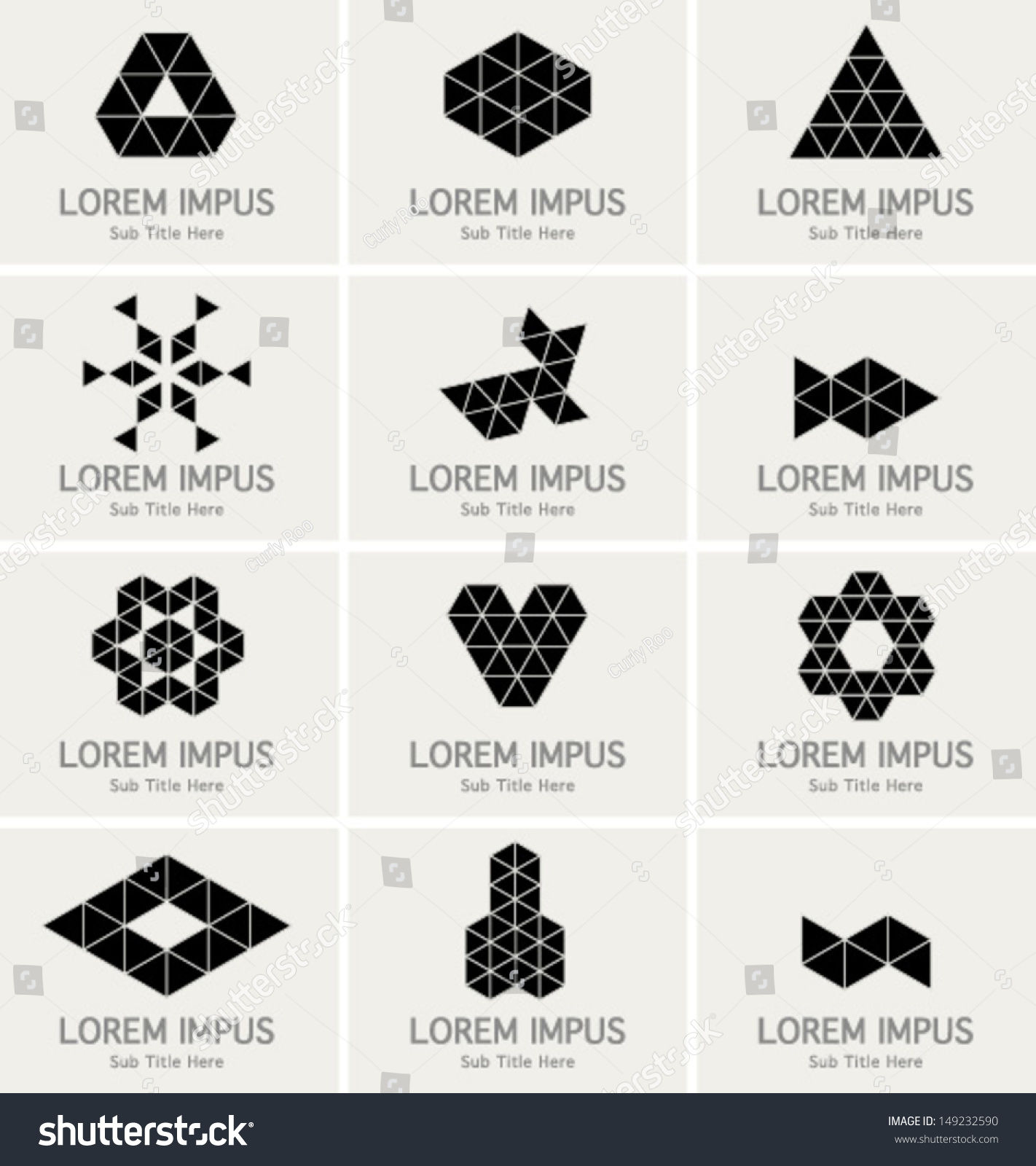 Wallpaper #Bx0jLJMBlOZrFDOkv8p0117 Triangles Symbols Graphic Elements Business Icons Stock Vector Royalty