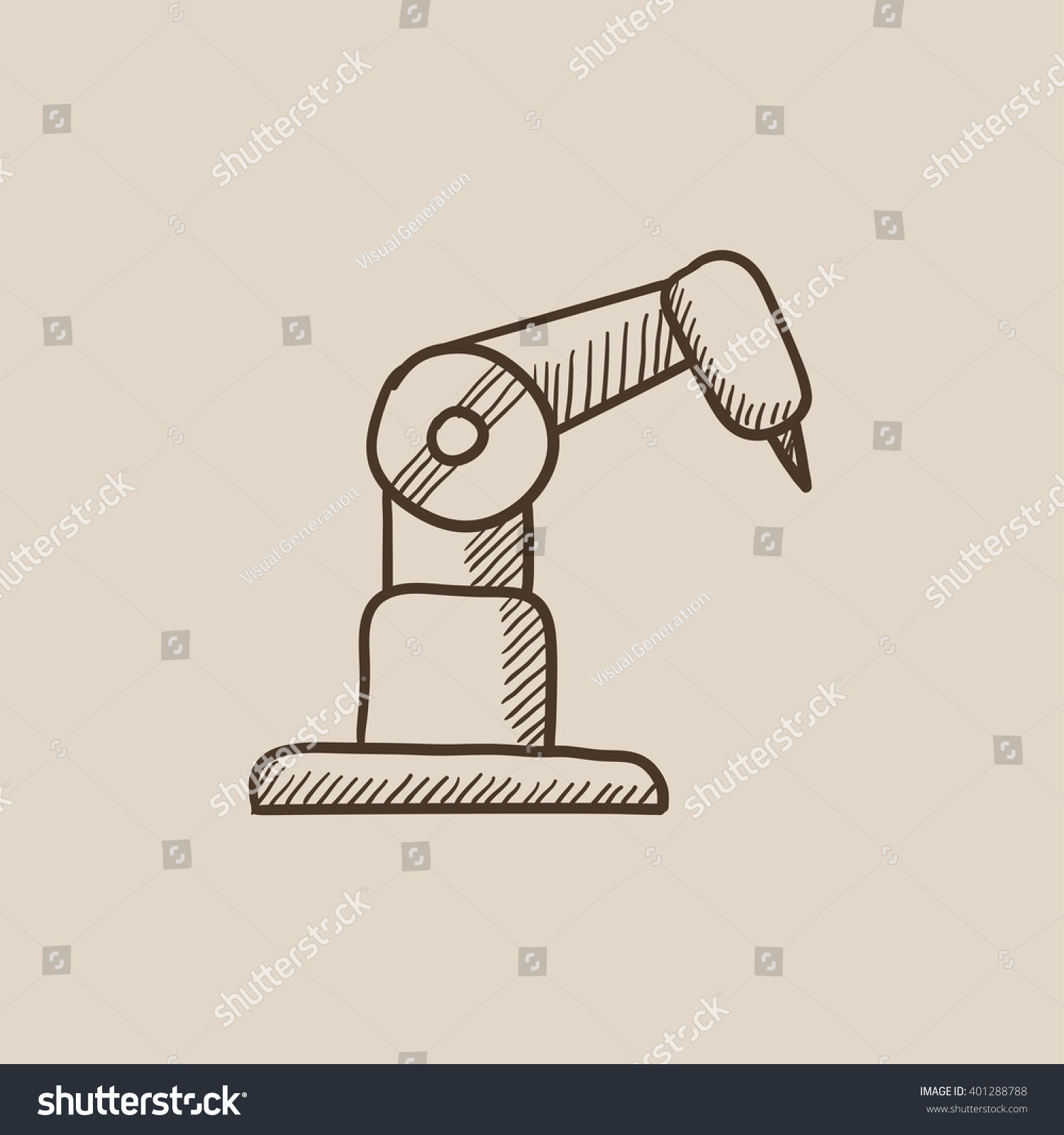 Wallpaper #m0ARMJMBJhL2WPba_L8Z30 Industrial Mechanical Robot Arm Sketch Icon Stock Vector Royalty Free