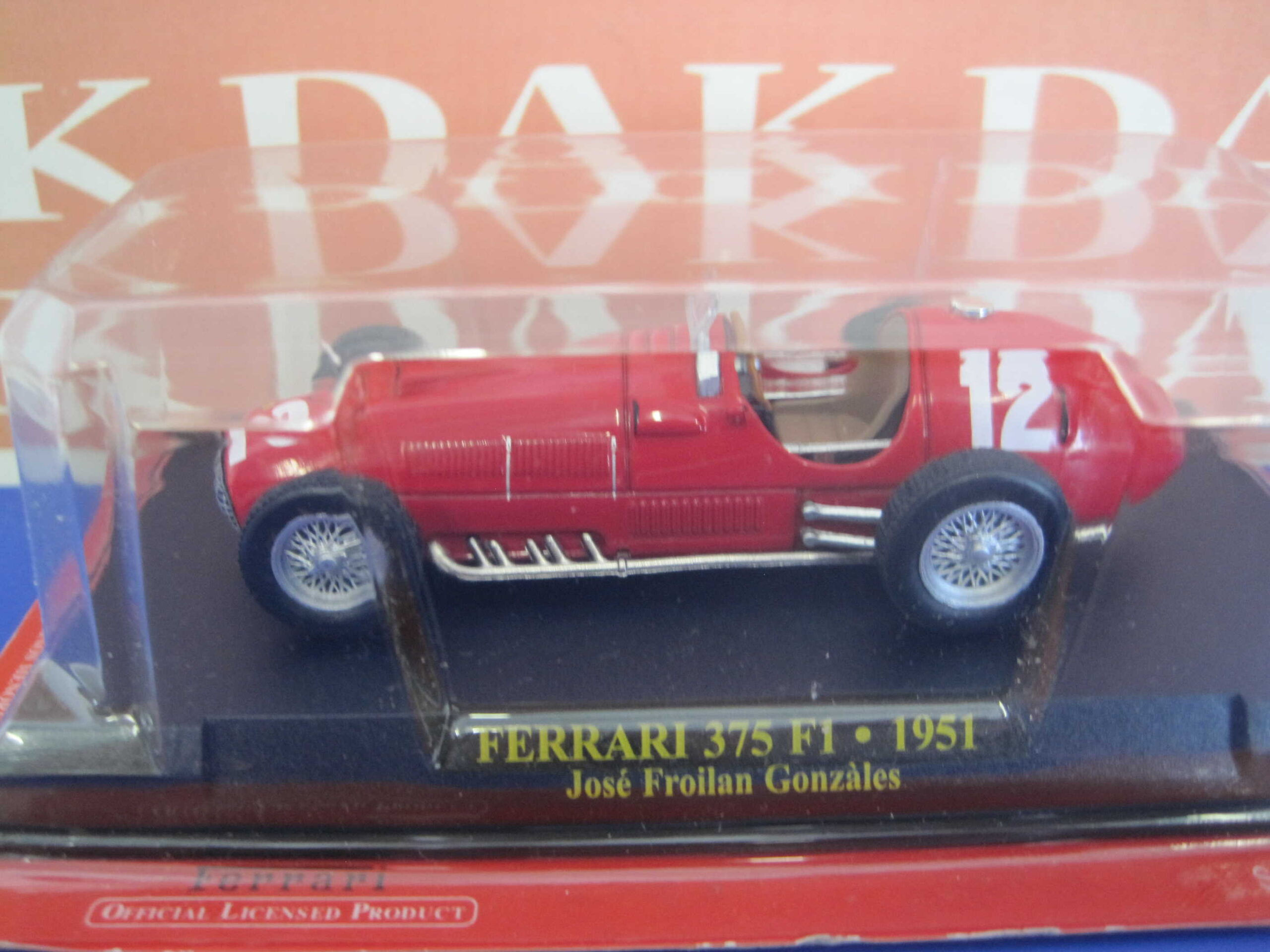 Wallpaper #HGew95IBSpphPi3-v4c4199 Die Cast 143 Modellino Auto F1 Ferrari 375 F1 1951 J F Gonzales Dak