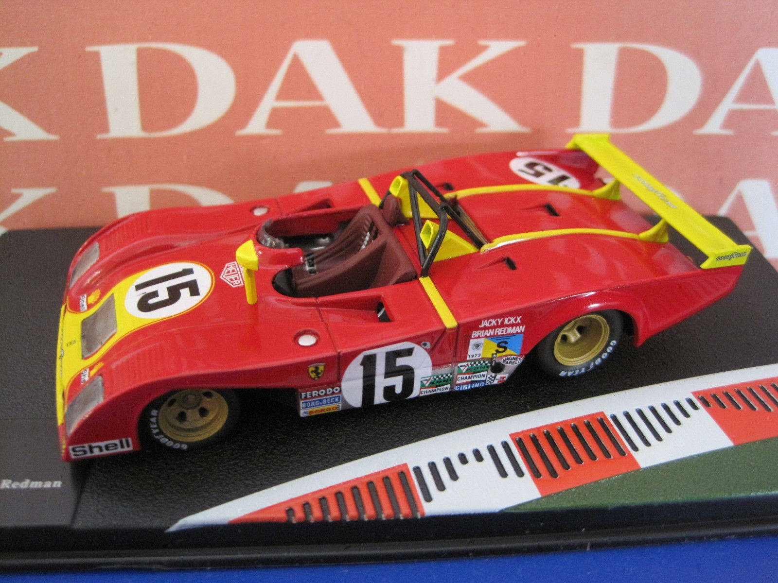 Wallpaper #HGew95IBSpphPi3-v4c4221 Die Cast 143 Ferrari 312pb N15 24h Le Mans 1973 Jickx by Ixo Dak