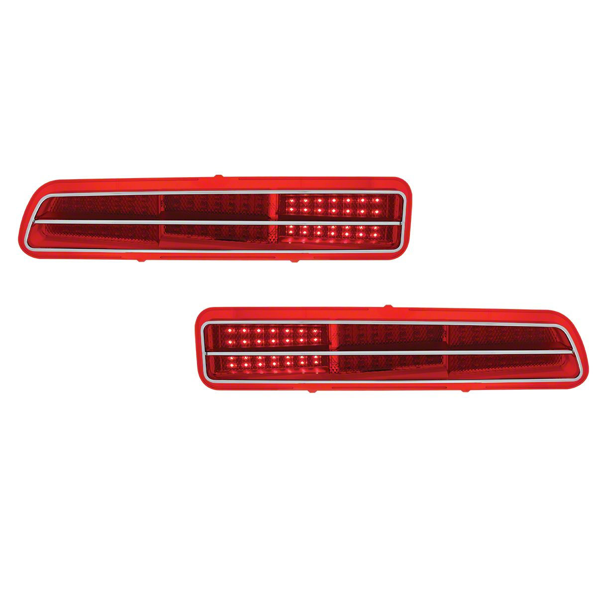 Wallpaper #jXJ9MpMBX2lk1u3ofFqY148 Ecklers Sequential LED Tail Lights Red Lens 1969 Camaro