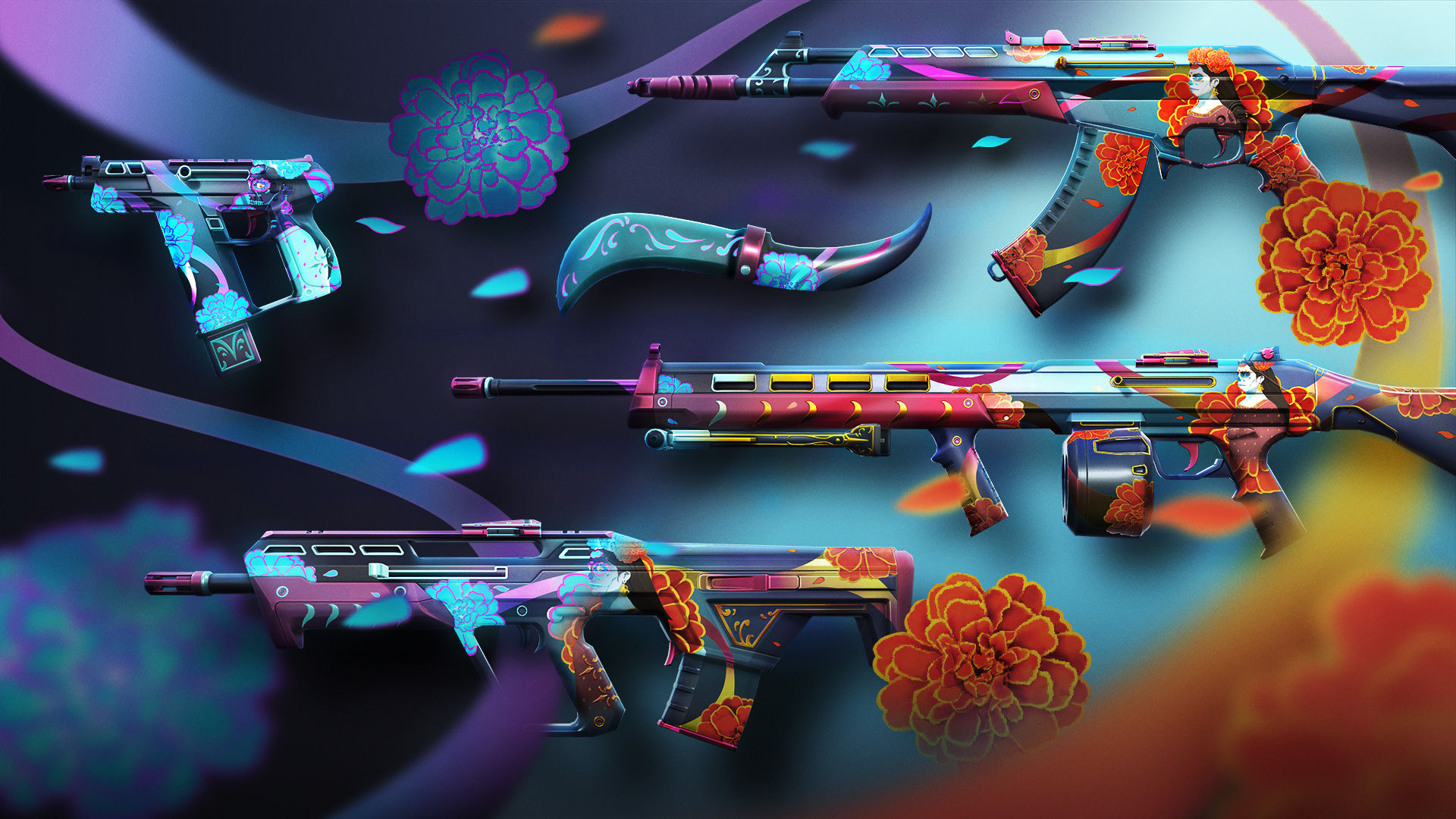 Wallpaper #RhlTFY8BtGB6xQ78emvB17 New Valorant Skin Bundle Celebrates Mexican Day of the Dead Holiday