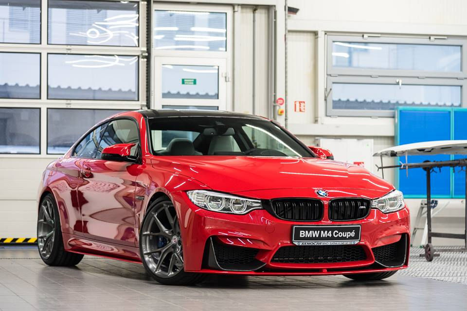 Wallpaper #47gP2pIBJvJKYCmEze8g88 BMW M4 F82 Coupe in Rot Auf Hre Performance P101 Alus