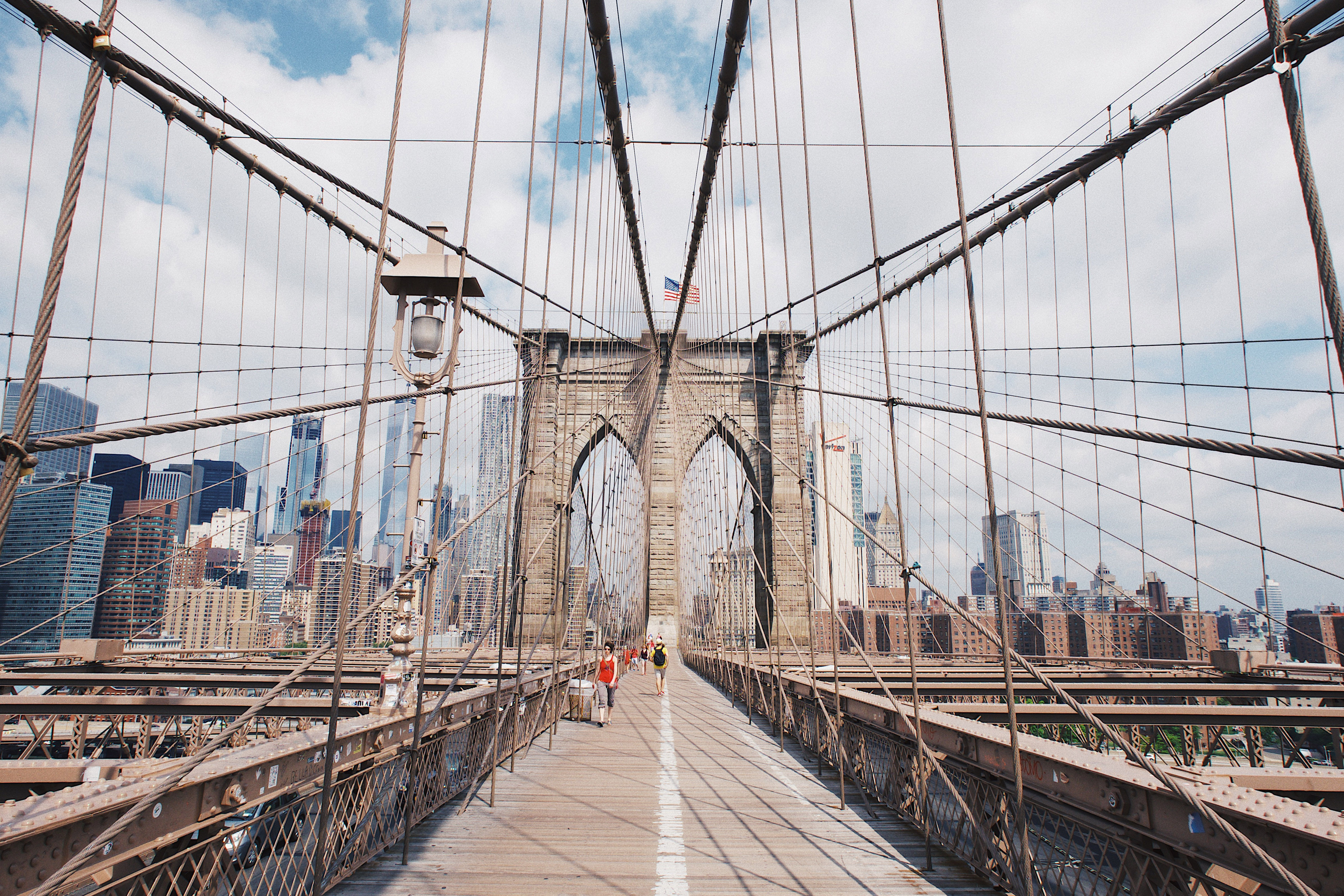 Wallpaper #66e34 Brooklyn Bridge in New York the Iconic Crossing Between Manhattan and