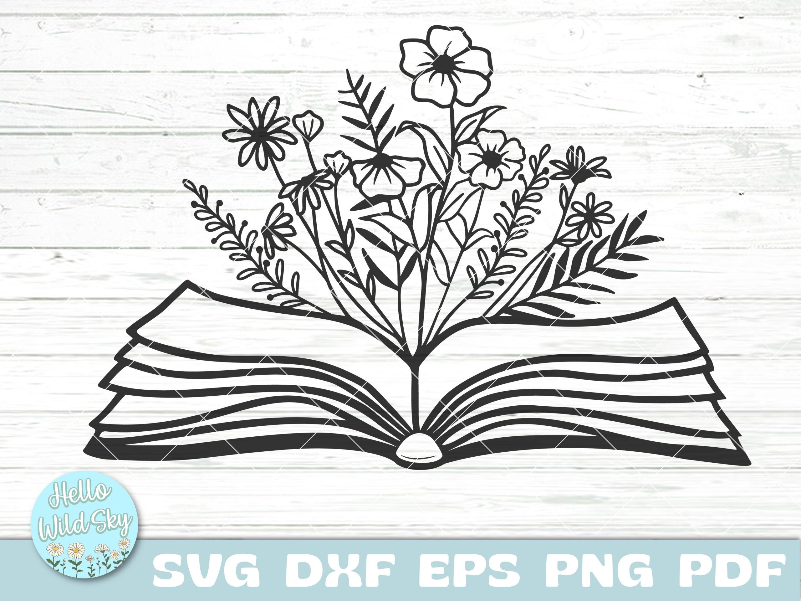 Wallpaper #t2hTIpMBSpphPi3-9TIw384 Book with Flowers Svg Reading Svg Wild Soul Wild Art