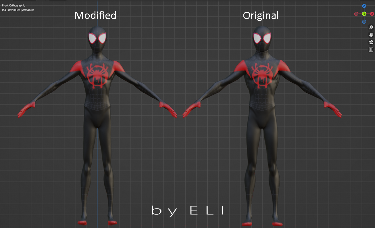 Wallpaper #BaUMOJMBVBiSkHCa140v248 Movie Body Proportion for Itsv Miles Morales Suit at Marvels Spider