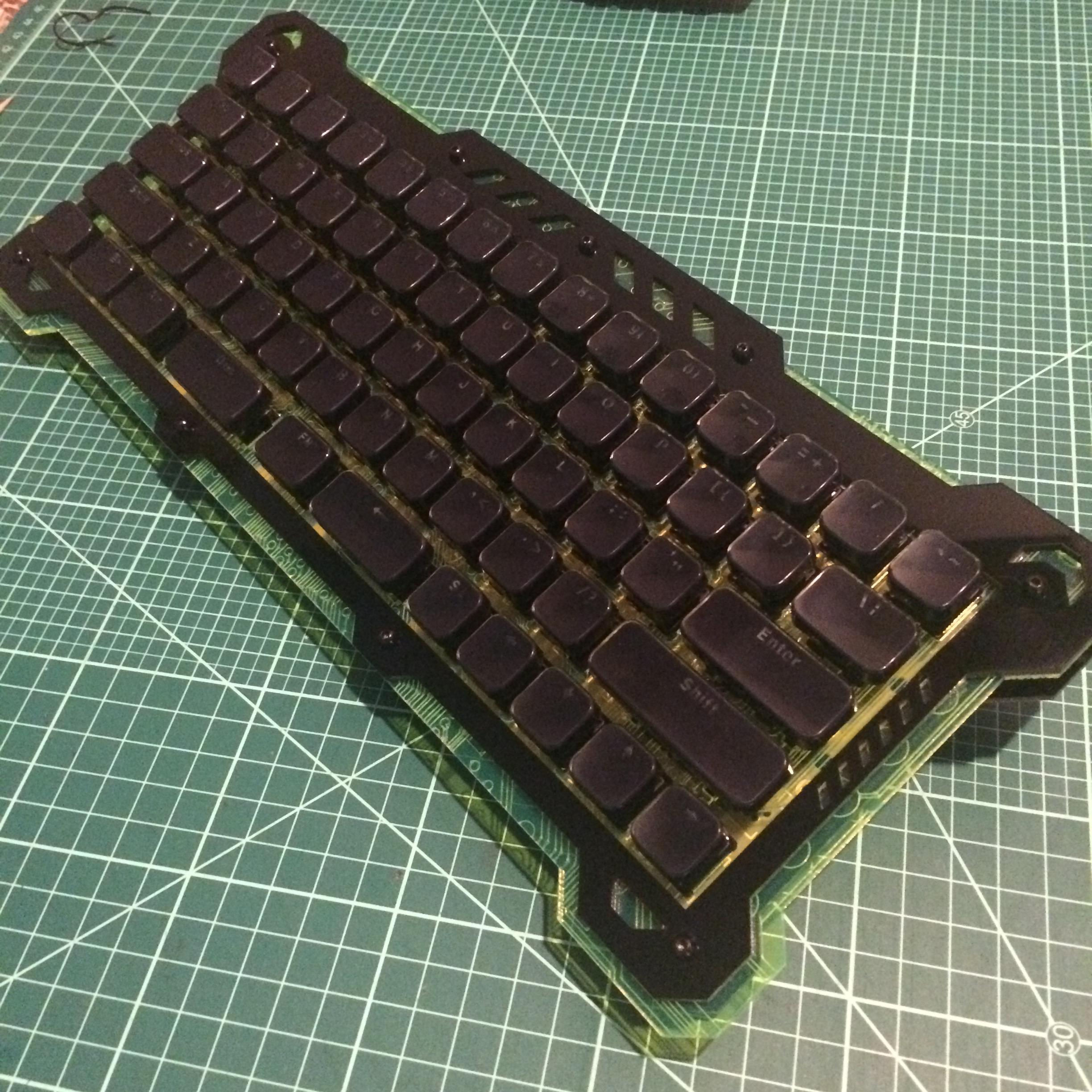 Wallpaper #I6WROJMBVBiSkHCaw44059 Cyberpunk Acrylic Keyboard Case Build Log