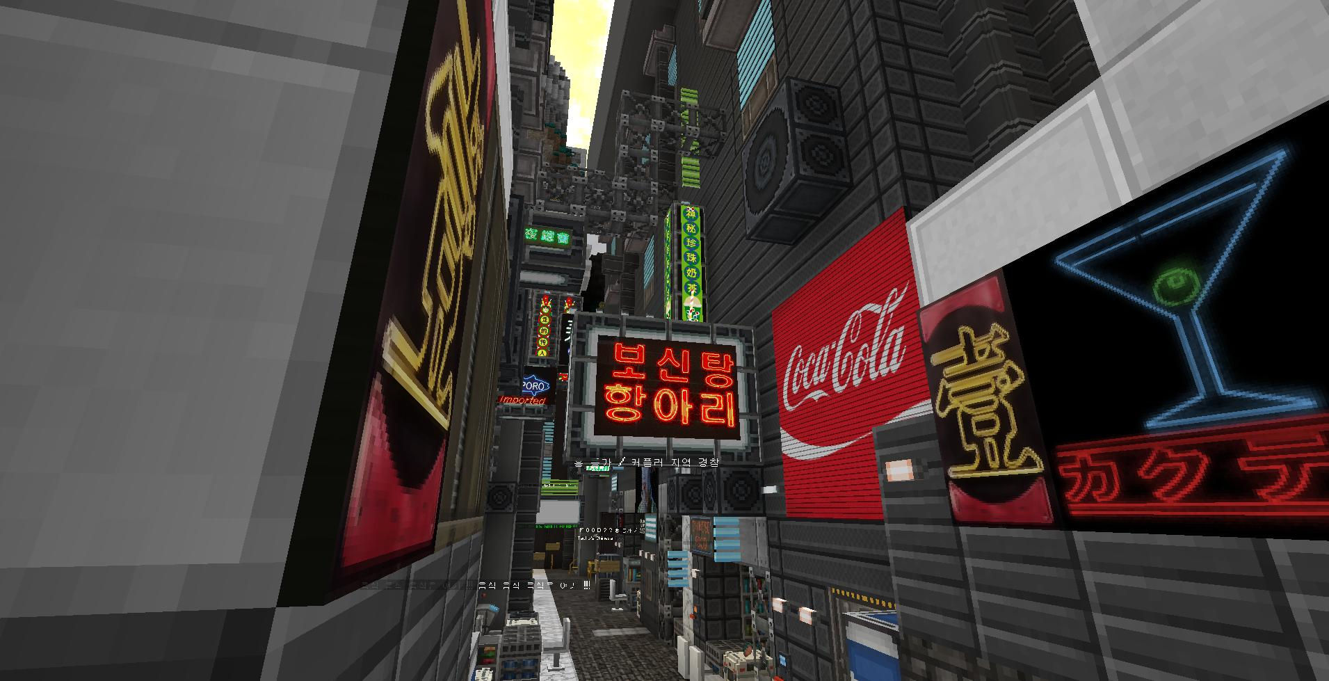 Wallpaper #ZK7JM5MBayWjSq6HCRyL57 Minecraft Cyberpunk Lobby 118 Foto