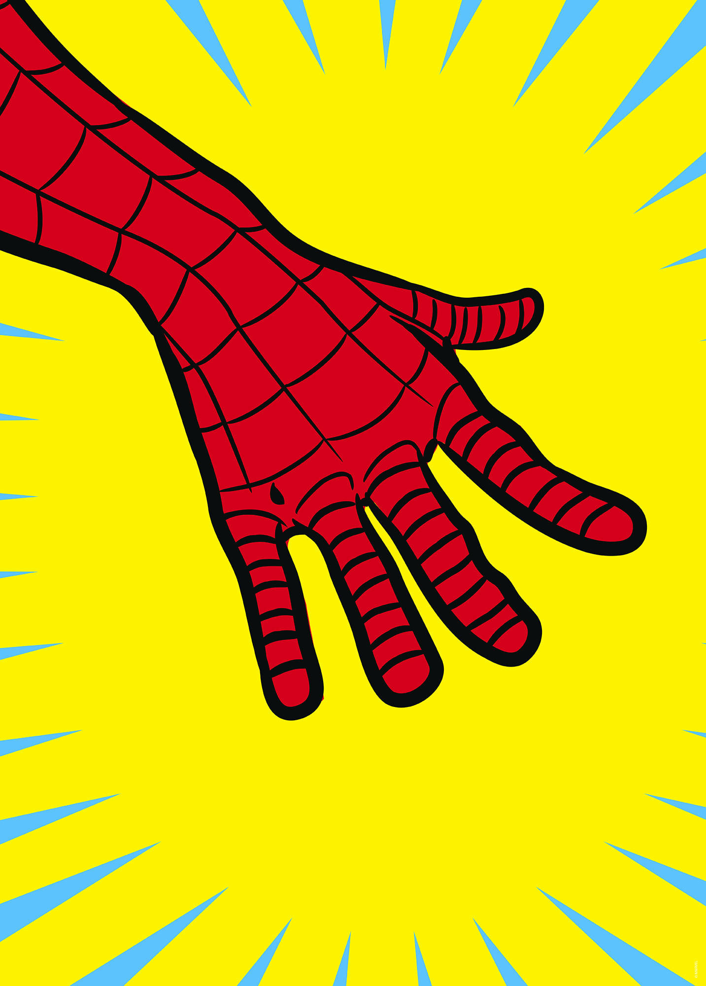 Wallpaper #IFIgNpMBMJD5Jq7_5wkV69 Marvel Art Print Marvel Powerup Spider Man Hand with Without Frame