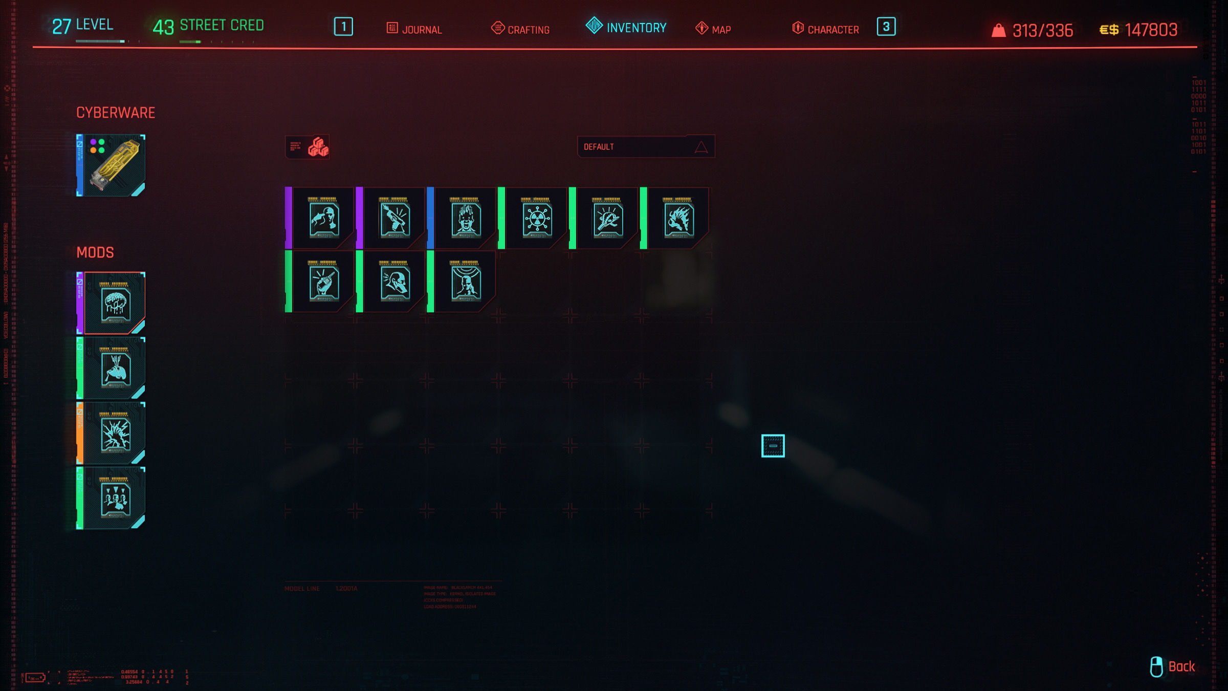 Wallpaper #UBmlBI8BtGB6xQ788k-838 Cyberpunk 2077 Uxui Critique Interface in Game