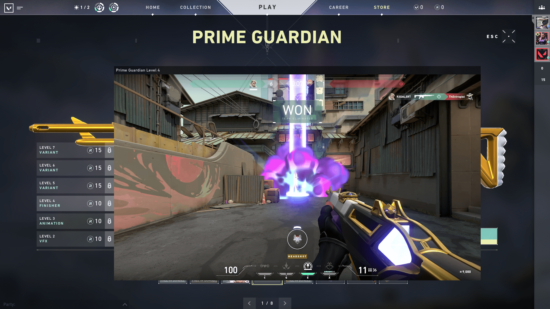 Wallpaper #lwDv6o4BSdW8dNoudRBU53 Buy Finisher Valorant Interface in Game