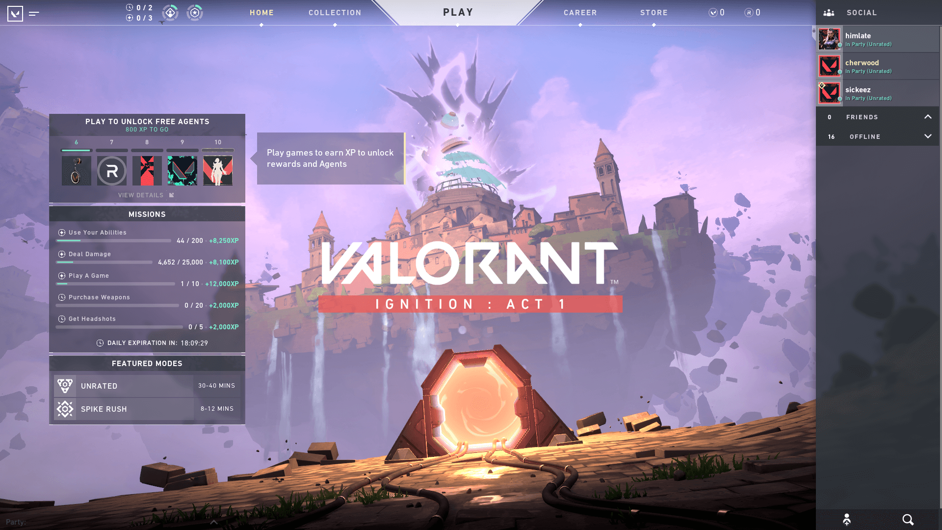 Wallpaper #c3f_JZMB-pgBXx602qBk14 Valorant Menu Screen