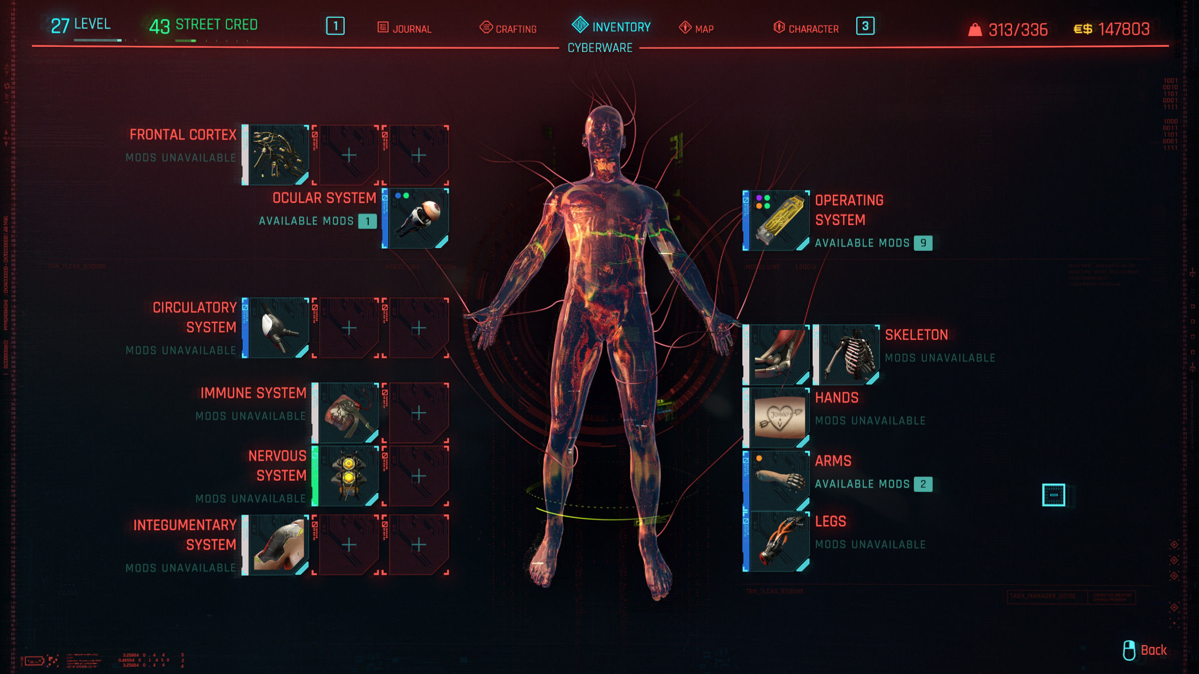 Wallpaper #UBmlBI8BtGB6xQ788k-822 Cyberpunk 2077 Uxui Critique Interface in Game