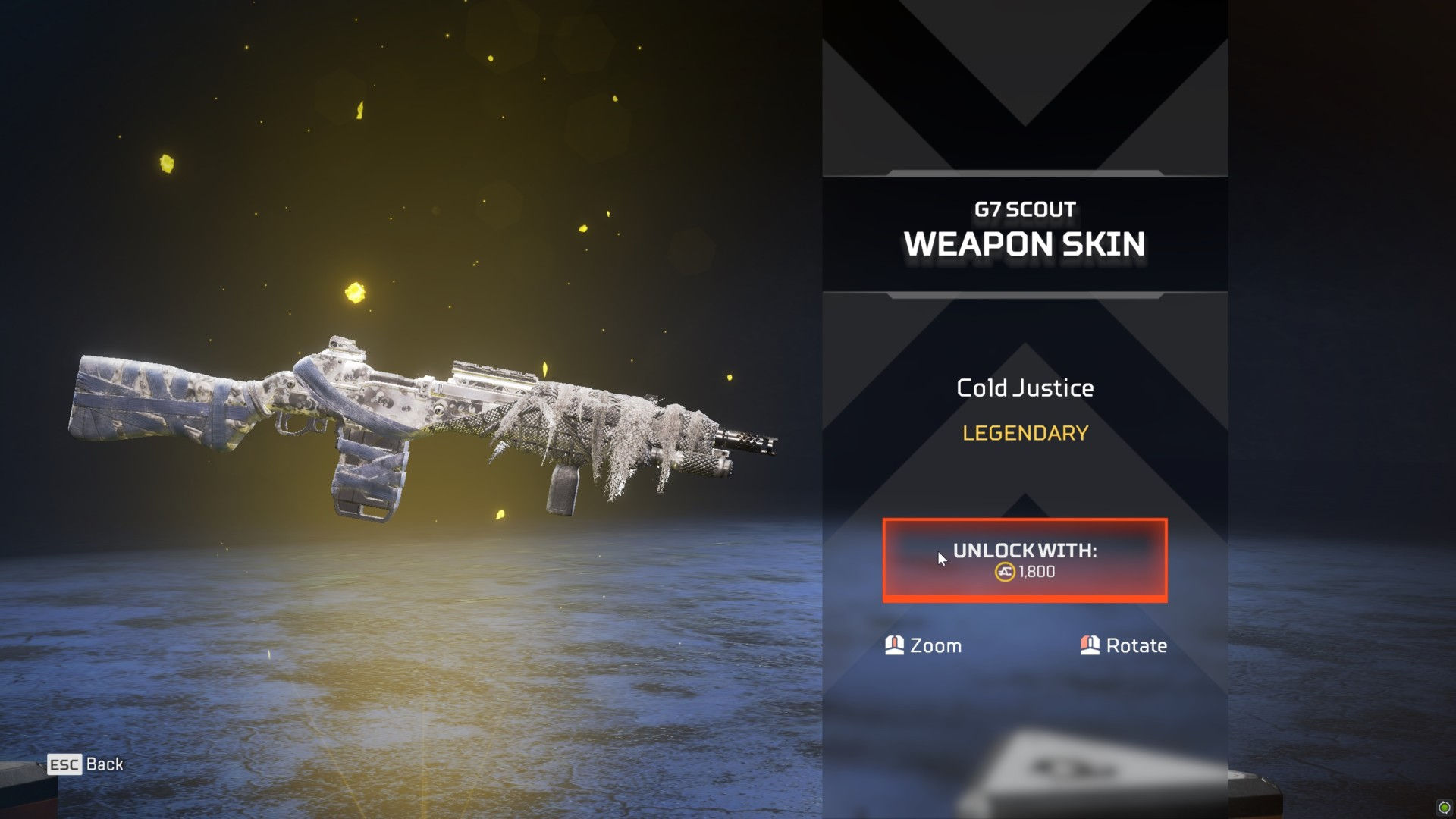 Wallpaper #8xyzQJMB8JfcLg2J3fYq394 Weapon Skin Unlock Apex Legends Interface in Game