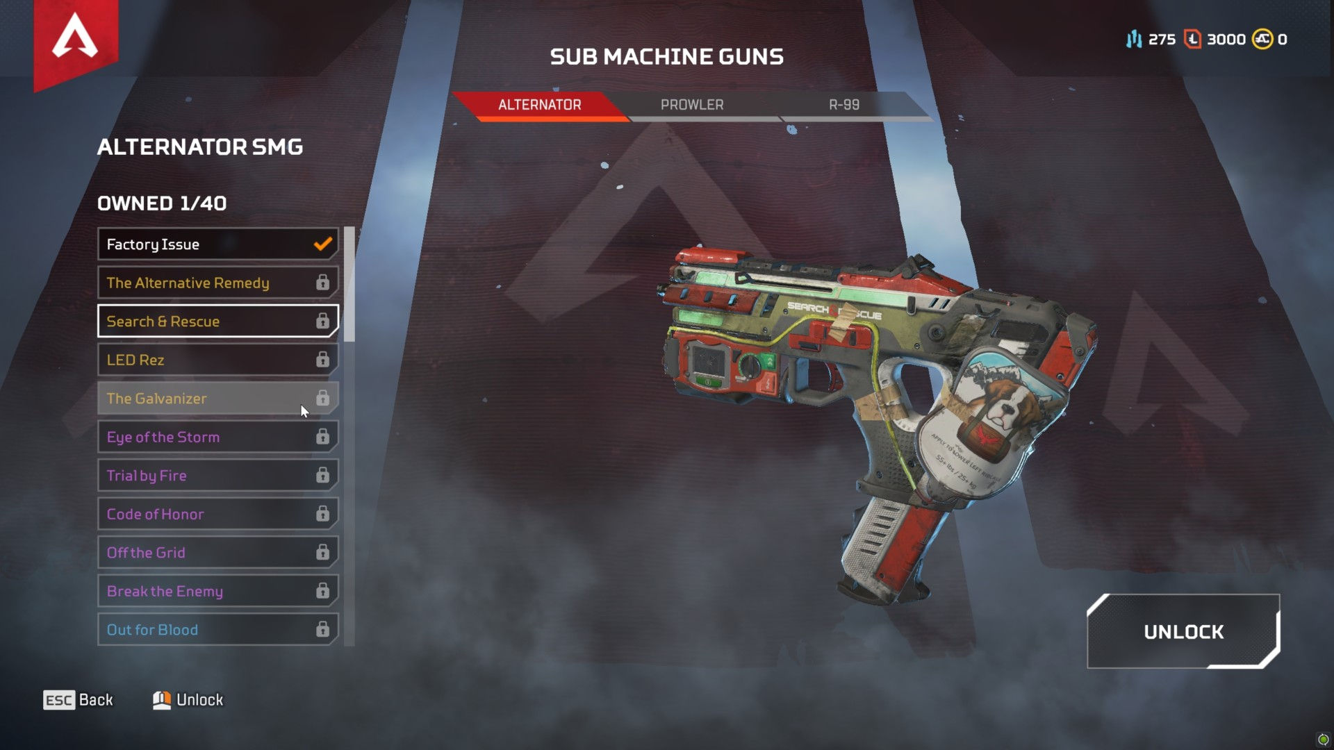 Wallpaper #uVaheZcBsd6xcFiE7Nvu141 Sub Machine Guns Apex Legends Interface in Game