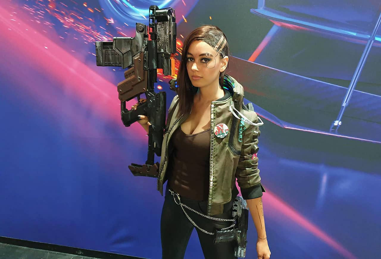 Wallpaper #wBmoAo8BtGB6xQ783Erv48 Cyberpunk Babes Incredible Cyberpunk 2077 Cosplay