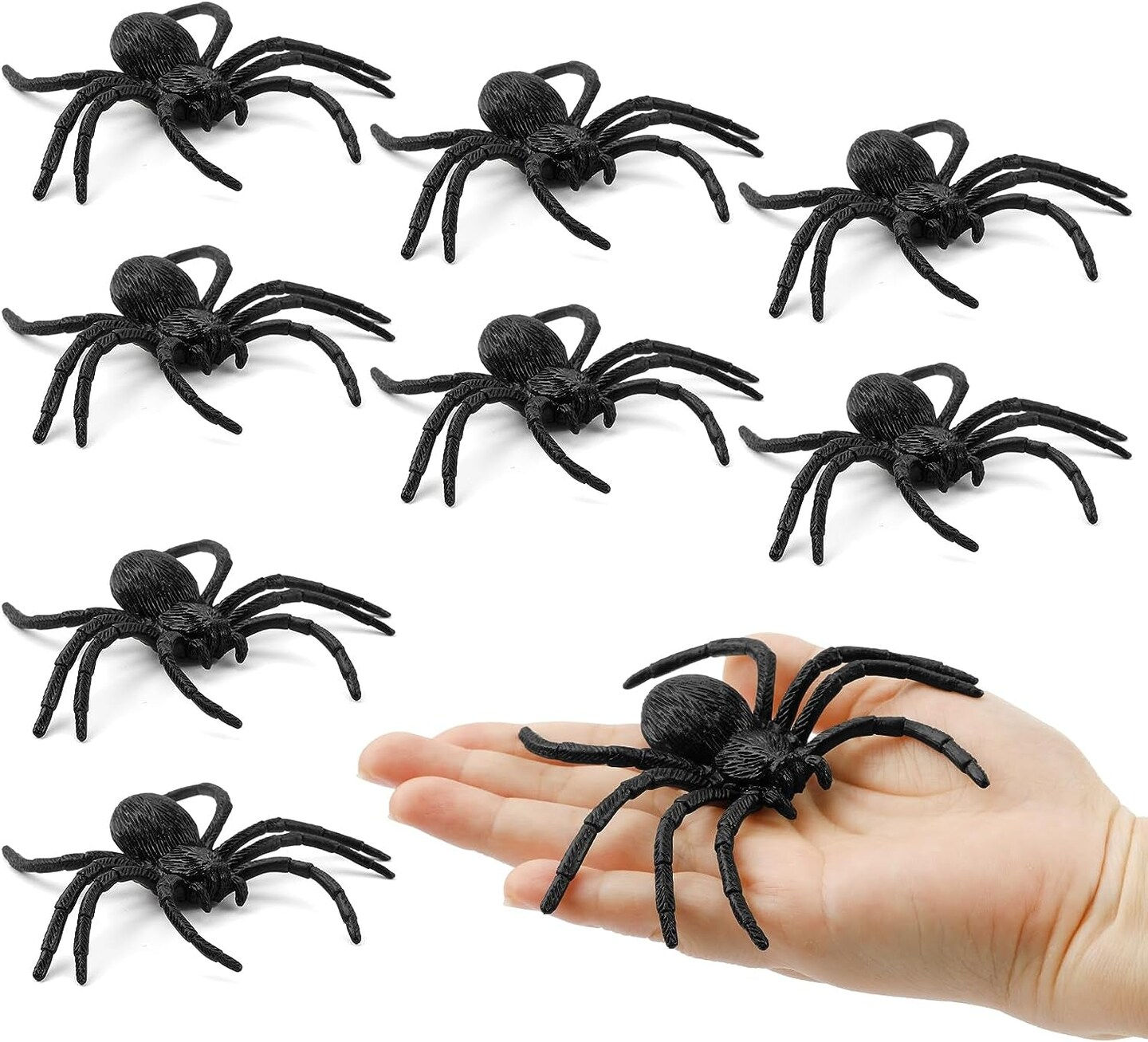 Wallpaper #HfQqOpMBKFX8bn3rhHgw81 Plastic Spiders Fake Spiders Realistic Spiders for Halloween 8pcs