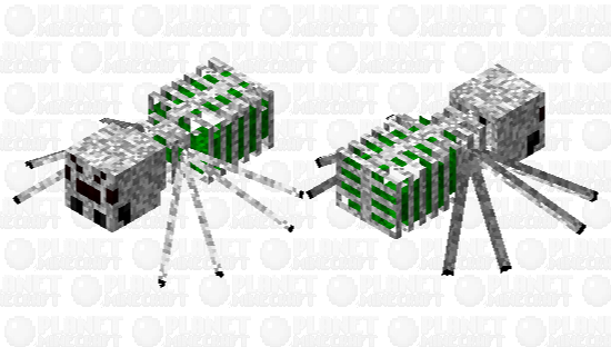 Wallpaper #Vbgt3ZIBJvJKYCmEiv-v35 Skeleton Venomous Spider Minecraft Mob Skin