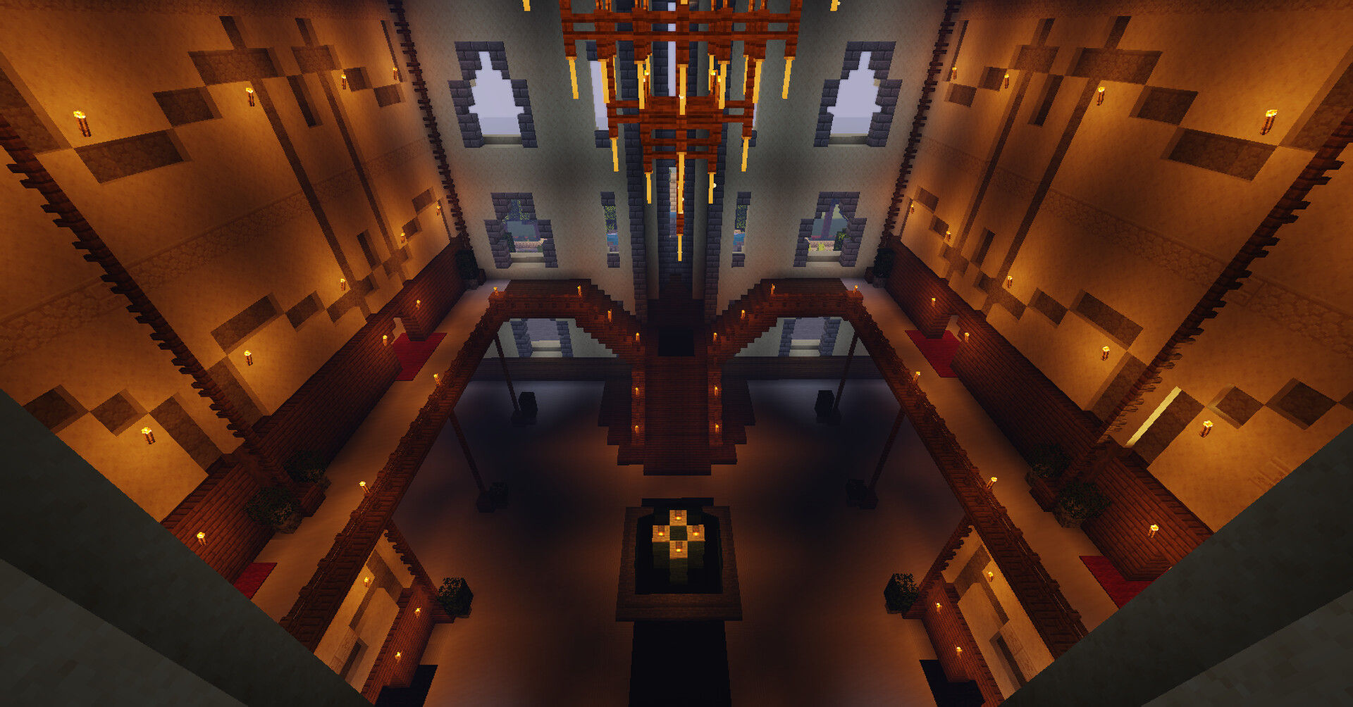 Wallpaper #z2hQFJMBSpphPi3-tAPA170 Batman Wayne Manor Arkhamverse Minecraft Map