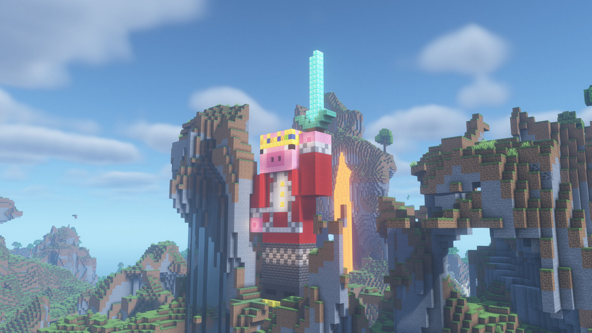 Wallpaper #xRdlPpMBPLD5_VENqd9N98 Tribute to Technoblade by Taskforce77 Minecraft Map
