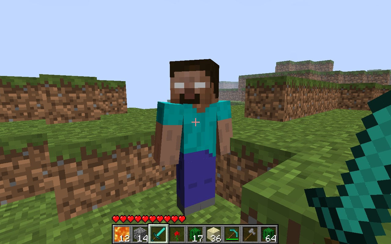 Wallpaper #a2coCpMBSpphPi3-tNPo125 Put Herobrine in Minecraft