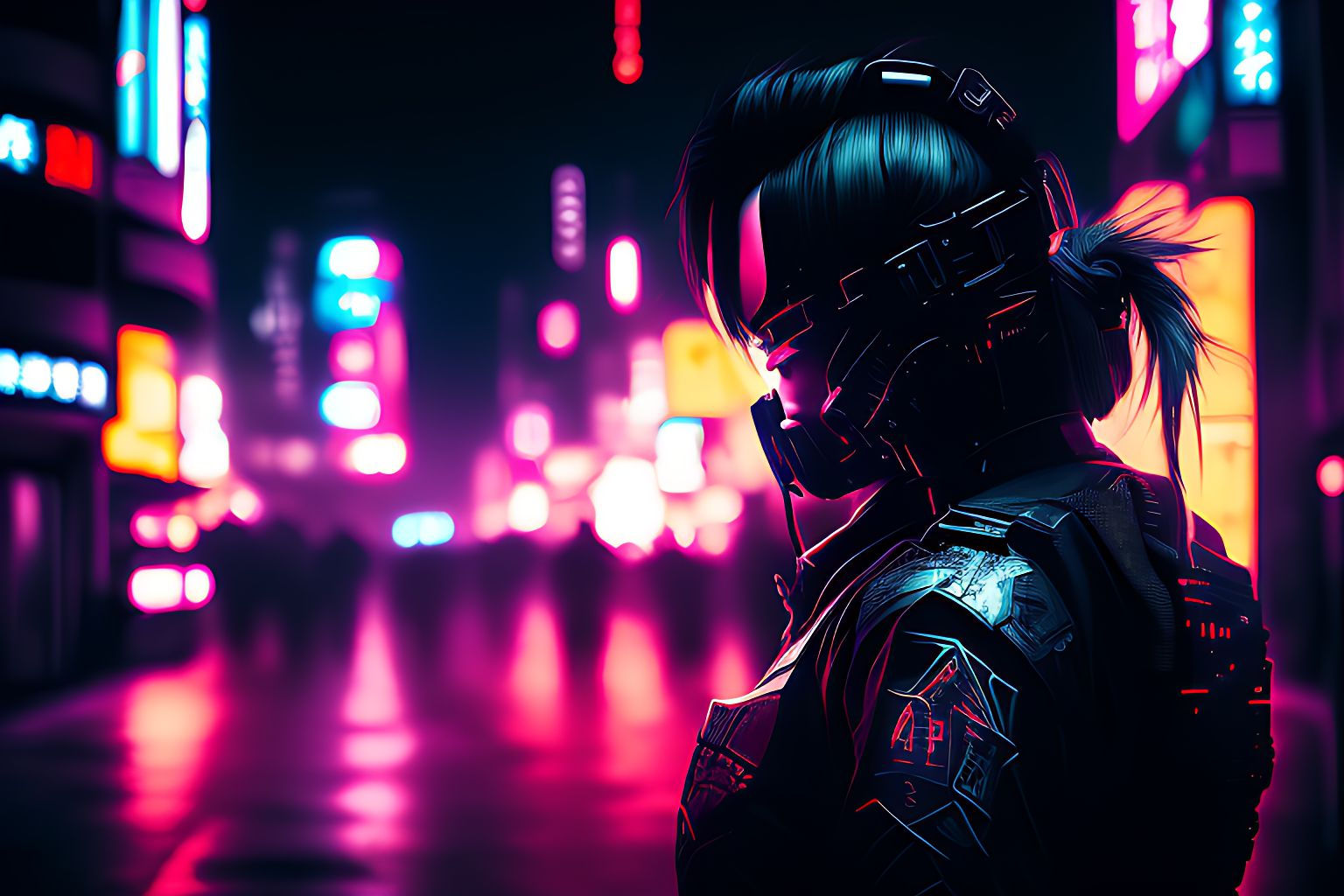 Wallpaper #42gsGpMBSpphPi3-xhpN118 Limp Rat251 Overlay Japanese Type Cyberpunk Art Cg Society