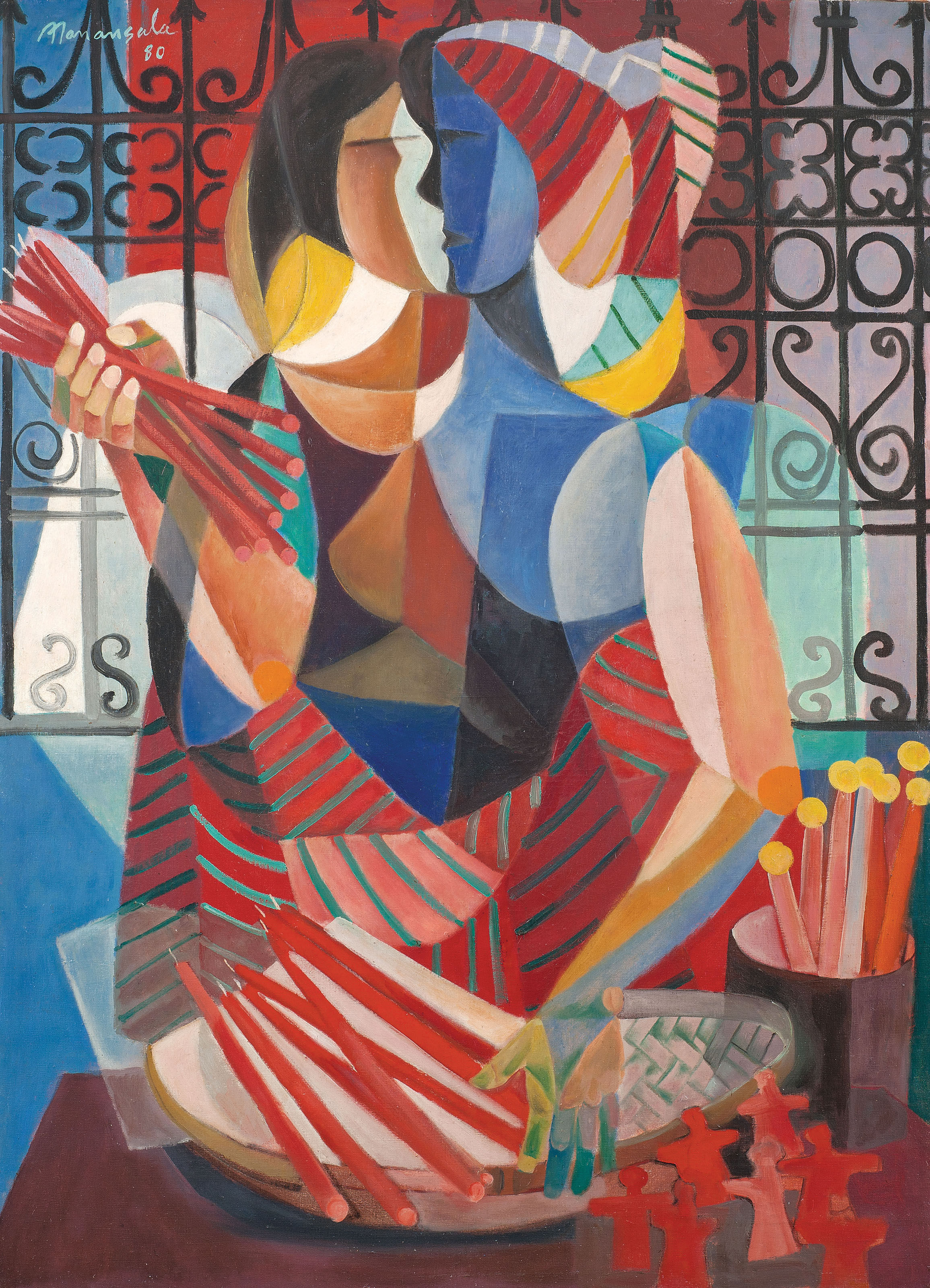 Wallpaper #F2e4DJMBSpphPi3-j-D519 Vicente Silva Manansala Filipino 1910 1981 Candle Vendor Christies