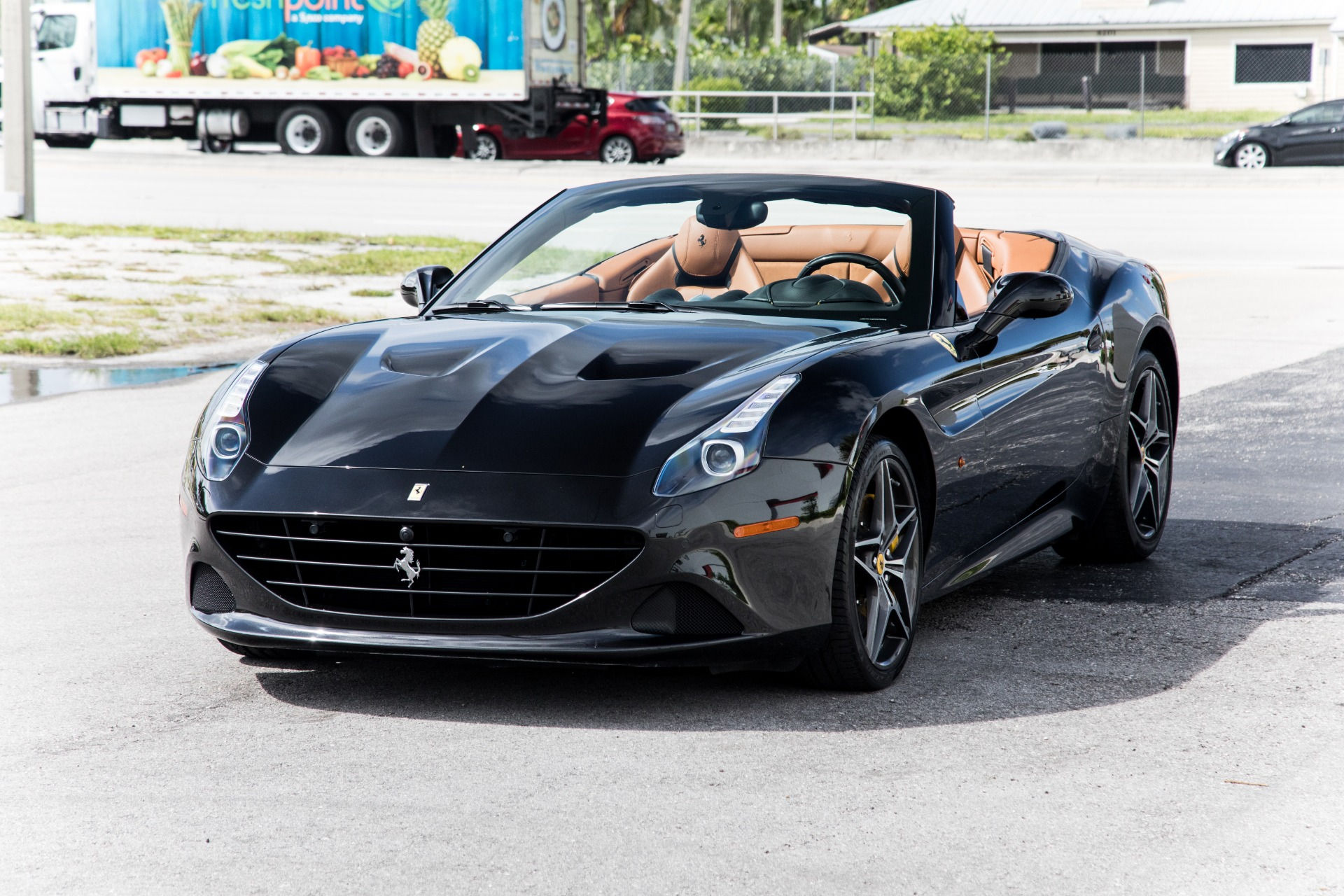 Wallpaper #ec55a Brushed Bronze Strasse Rims Transform Black Ferrari California into