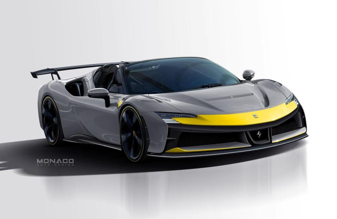 Wallpaper #Ihq5UZMB1yWOL4qgL4I_173 Ferrari Sf90 Versione Speciale Looks Sexy in New Rendering the