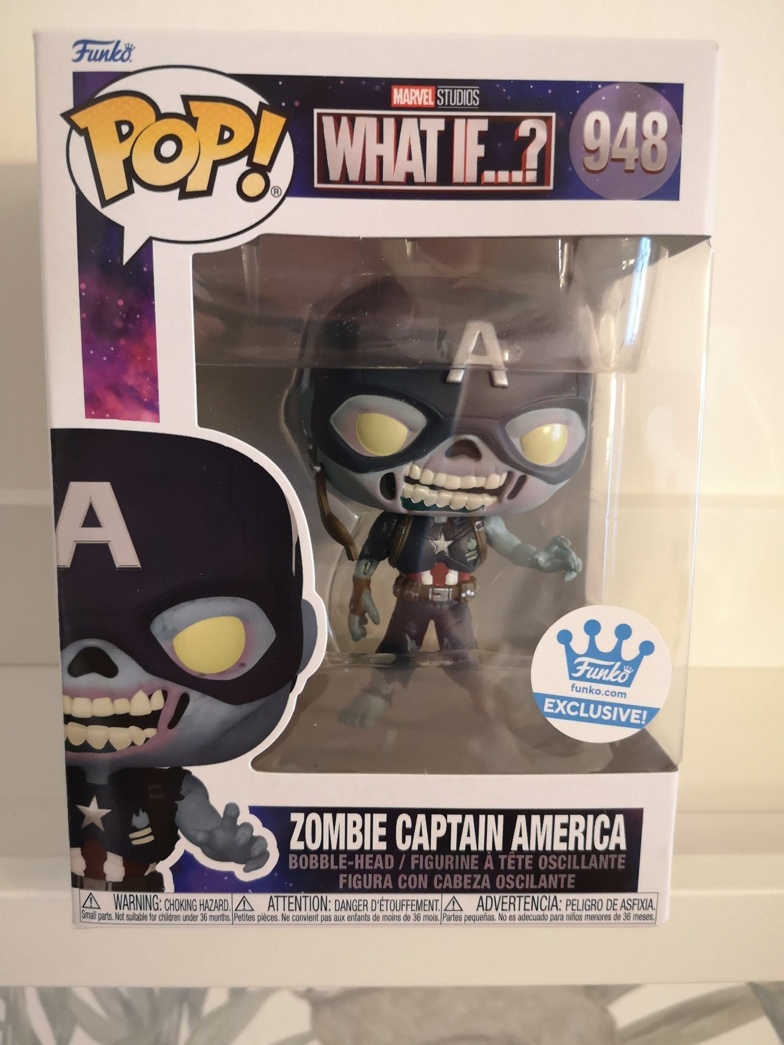 Wallpaper #vWfWEJMBSpphPi3-LPSt19 Funko Pop Zombie Captain America What if Kop Pa Tradera 542481925