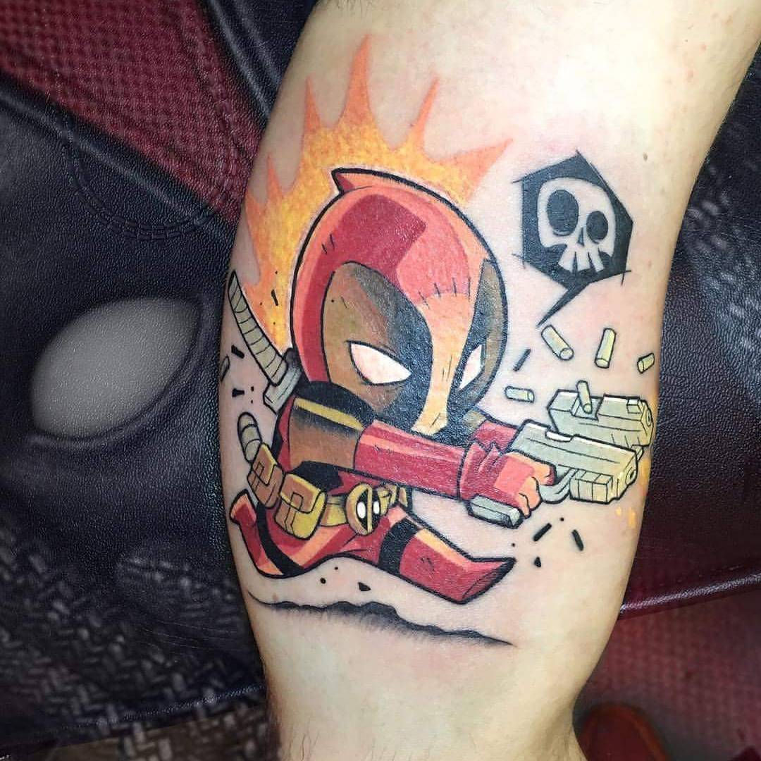 Wallpaper #9130c Marvel Tattoo Photo by Gus H Tattoo on Instagram Deadpool