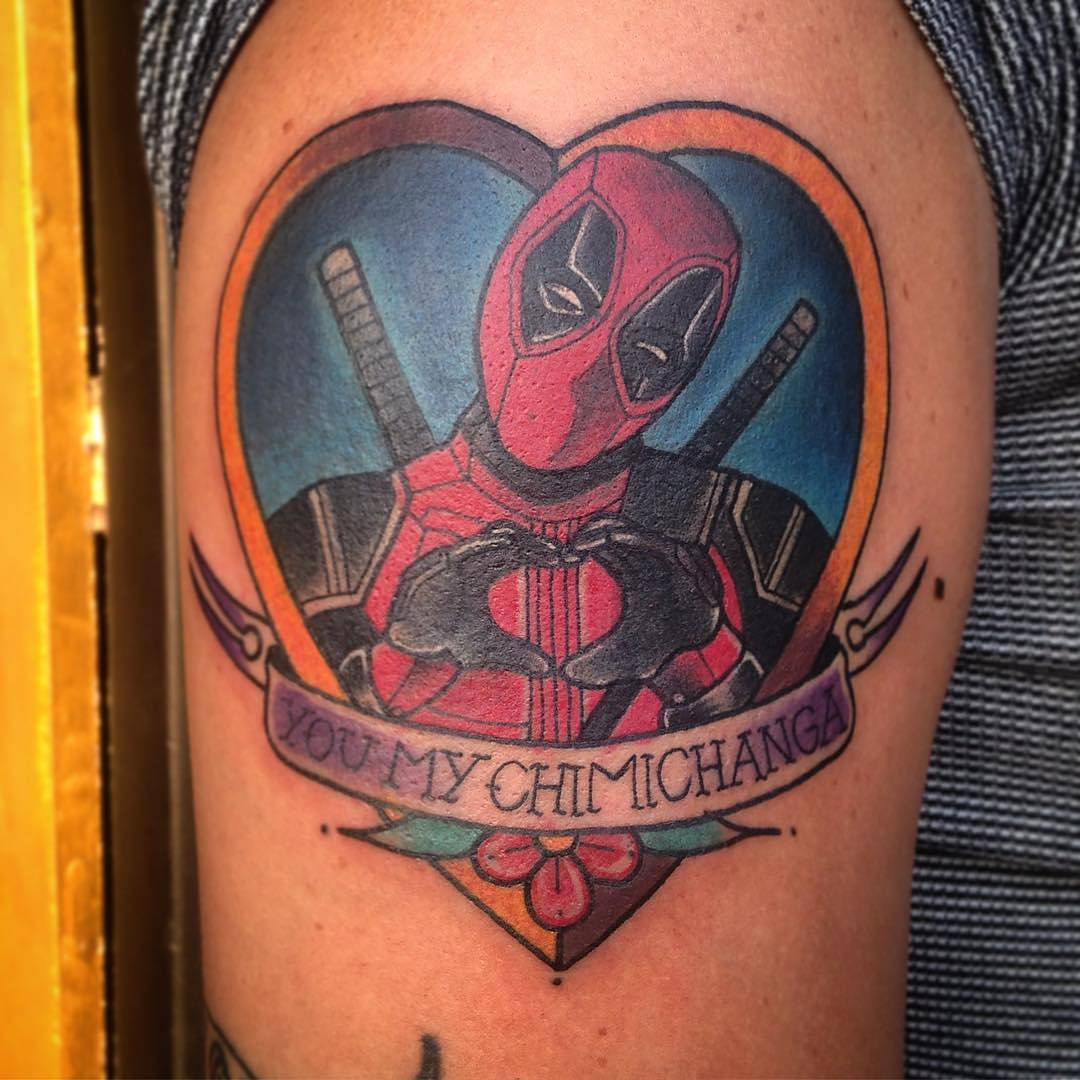 Wallpaper #9130c Marvel Tattoo Photo by Gus H Tattoo on Instagram Deadpool