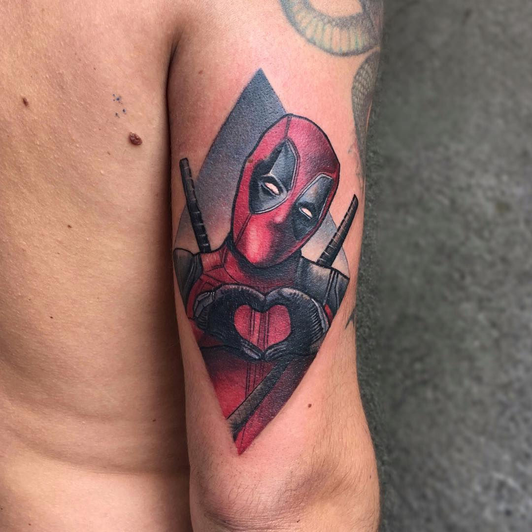 Wallpaper #9130c Marvel Tattoo Photo by Gus H Tattoo on Instagram Deadpool