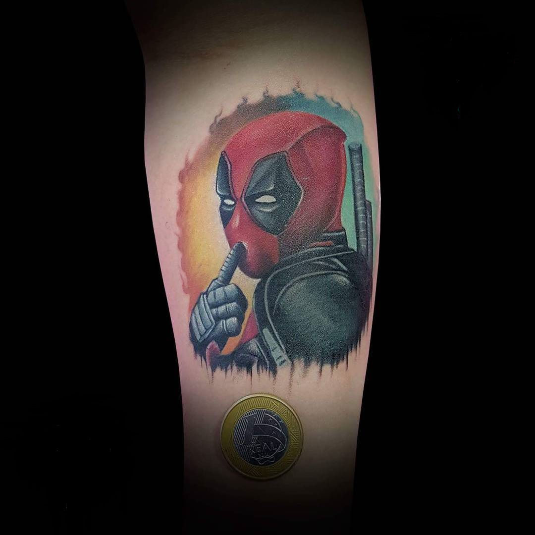 Wallpaper #9130c Marvel Tattoo Photo by Gus H Tattoo on Instagram Deadpool