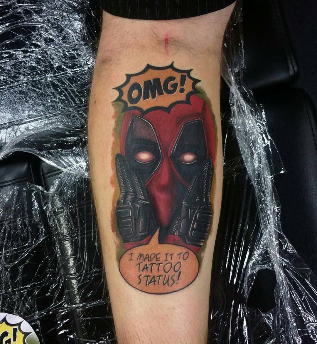 Wallpaper #9130c Marvel Tattoo Photo by Gus H Tattoo on Instagram Deadpool