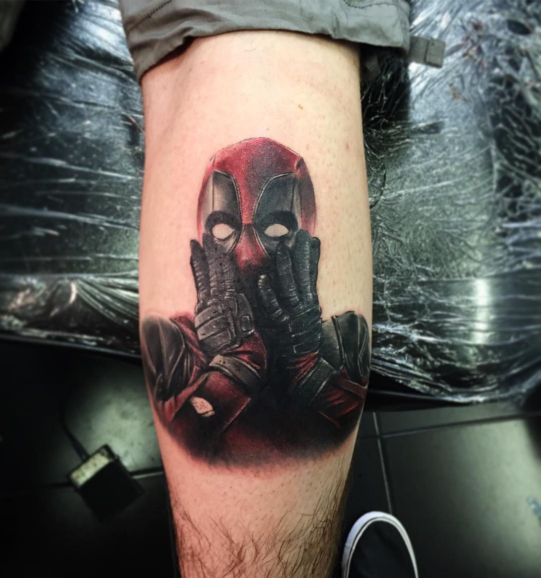 Wallpaper #9130c Marvel Tattoo Photo by Gus H Tattoo on Instagram Deadpool