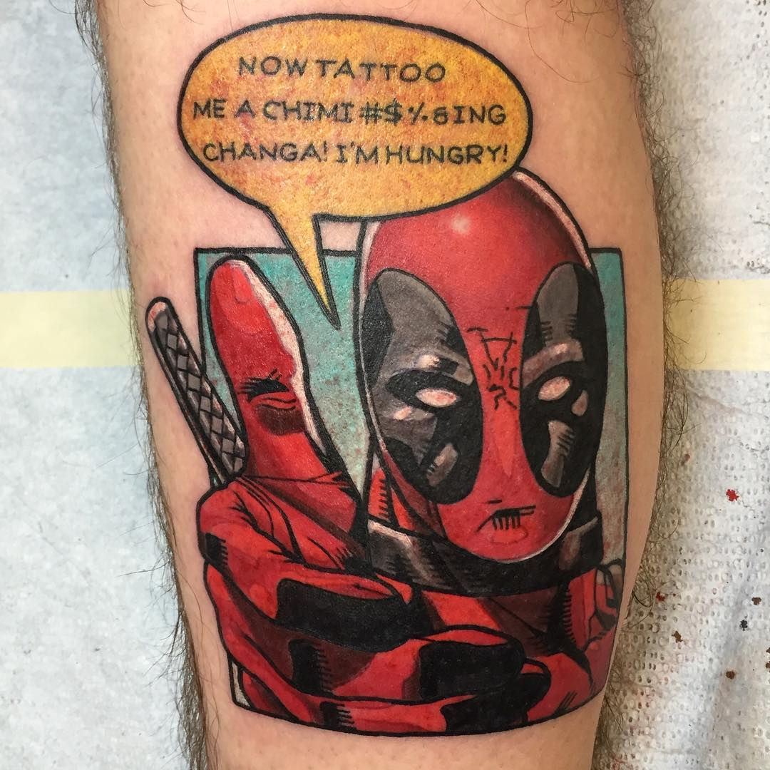 Wallpaper #9130c Marvel Tattoo Photo by Gus H Tattoo on Instagram Deadpool