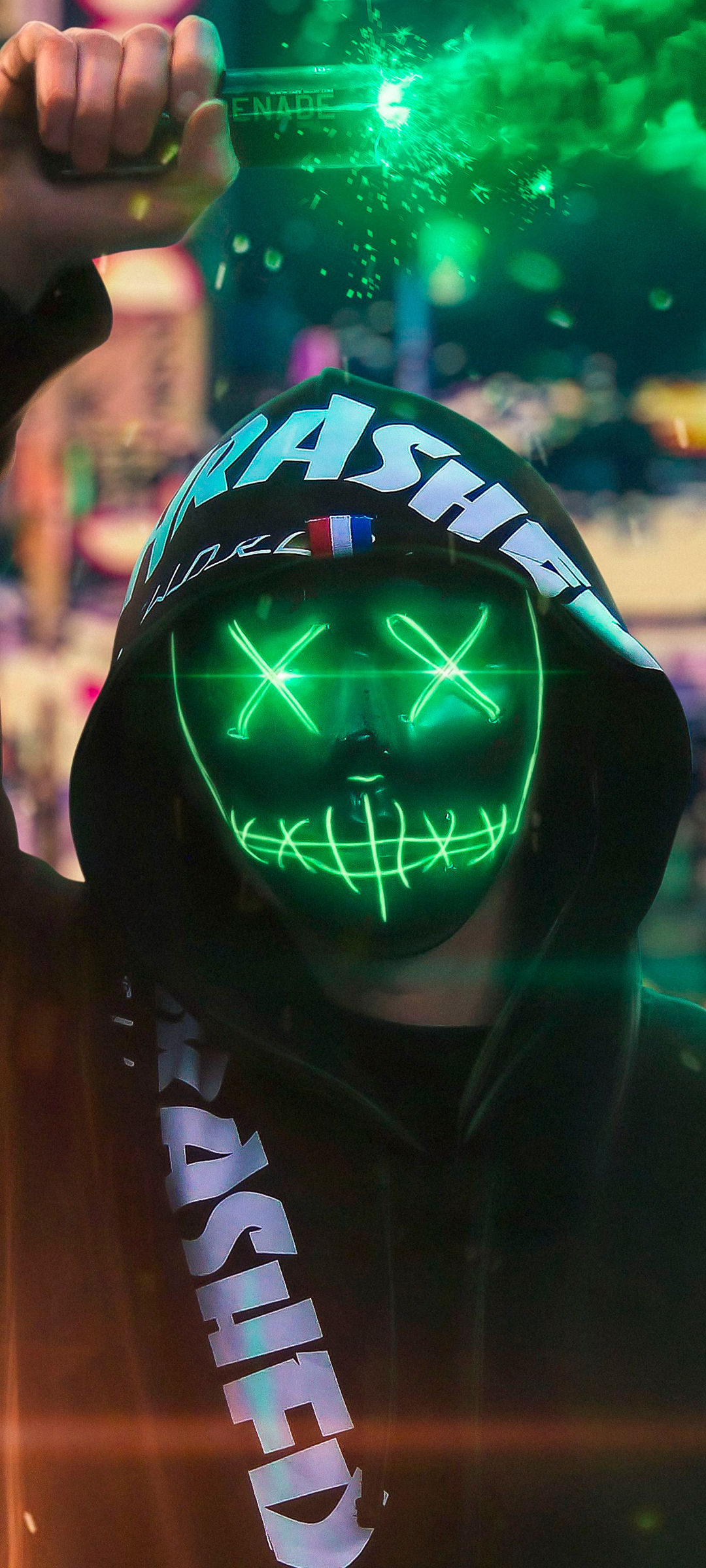 Wallpaper #vmfg95IBSpphPi3-Voeh251 Top More Than 139 Neon Mask Wallpaper 3tdesigneduvn