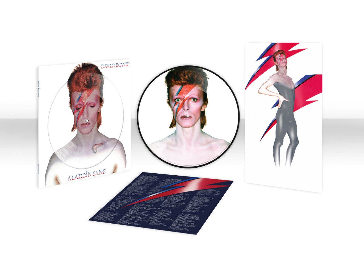 Wallpaper #7030a Aladdin Sane De David Bowie Cd Chez Libertemusic Ref123255141