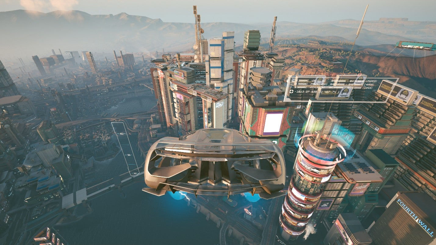 Wallpaper #byzJSpMB0E1QgA7wt_fl235 Flying Car Mod for Cyberpunk 2077 is One Slick Piece Ofwork