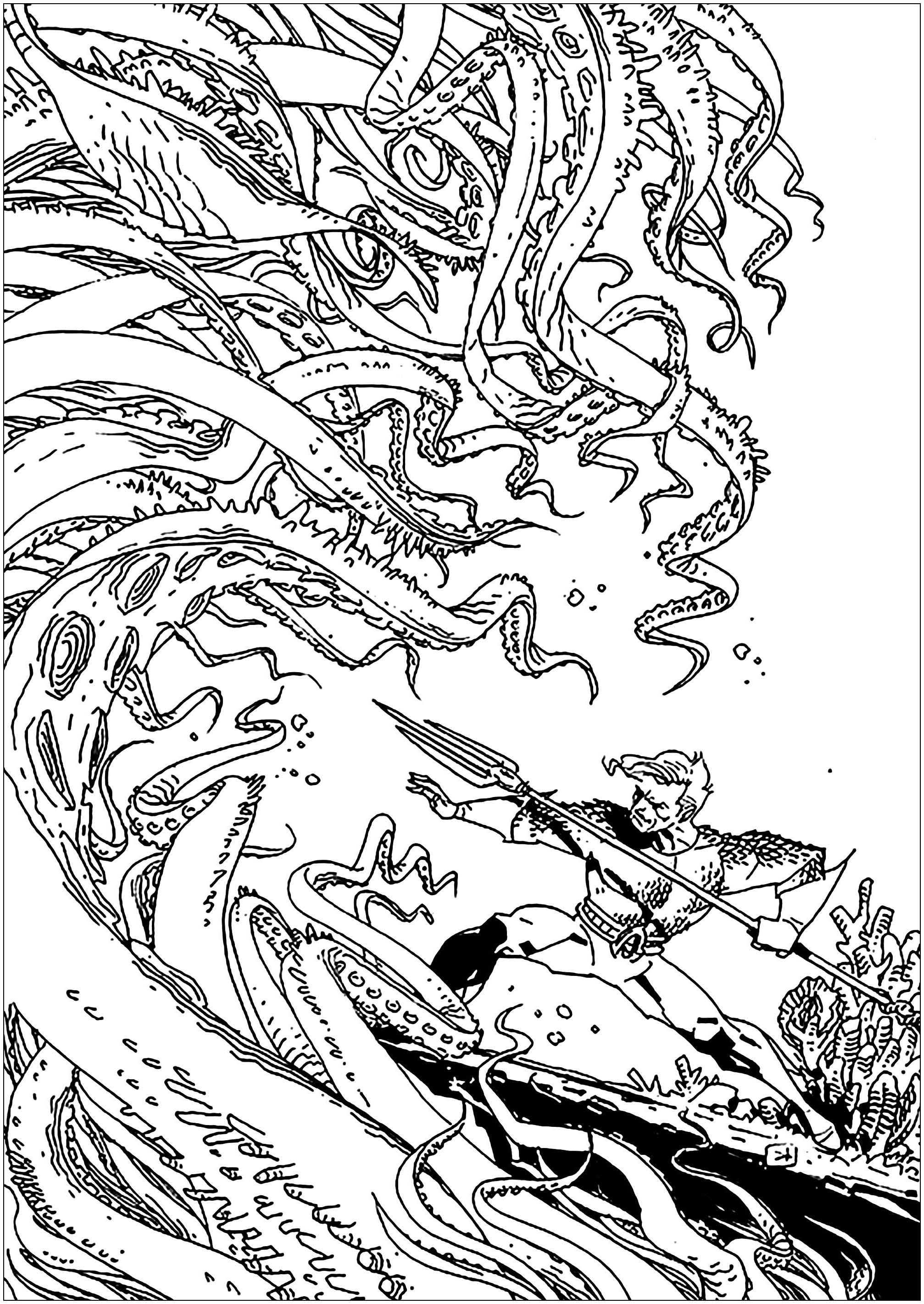 Wallpaper #909c6 Aquaman Coloring Pages Free Coloring Pages Wonder Day Coloring