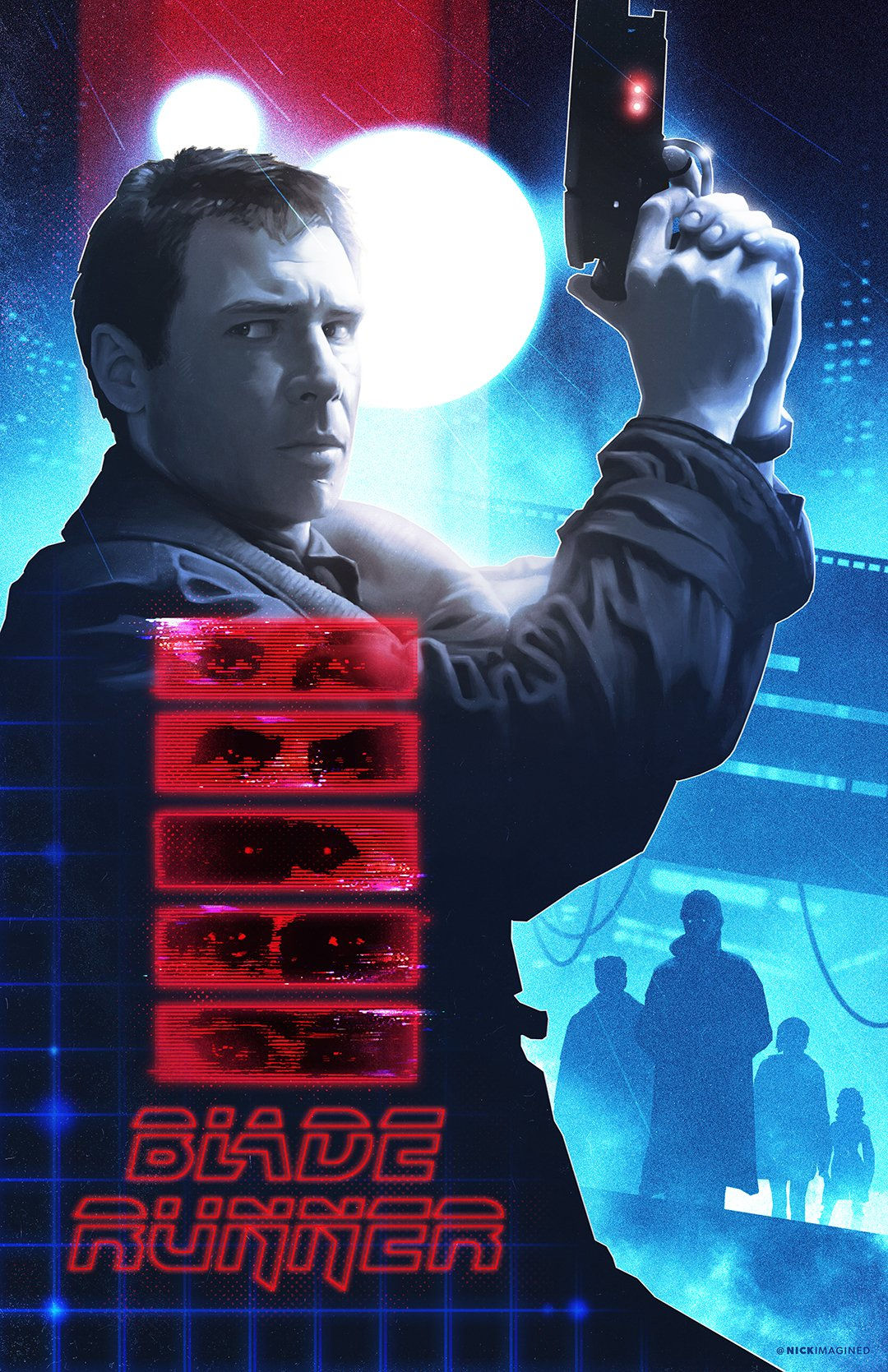 Wallpaper #NIJmQJMB0GiFKesMCsGr282 Blade Runner Tribute by Nick Prinzing Nerds Love Art