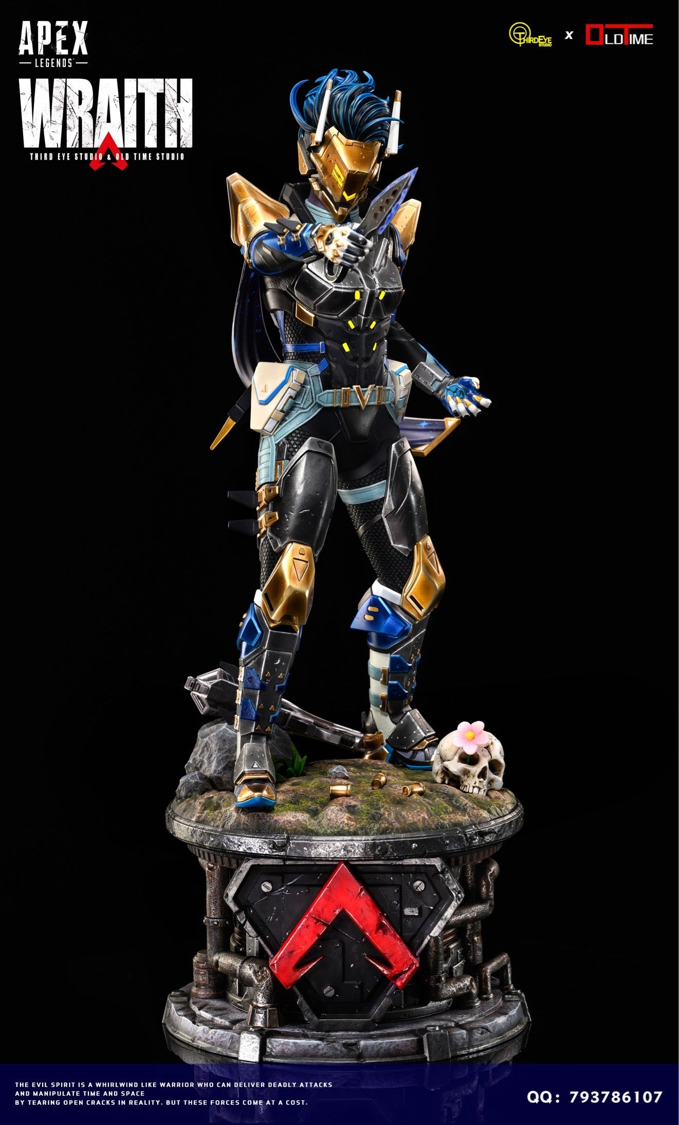 Wallpaper #eWhjFpMBSpphPi3-XgvK259 Apex Legends Old Time X Third Eye Studio Voidshifter Wraith Resin Stat
