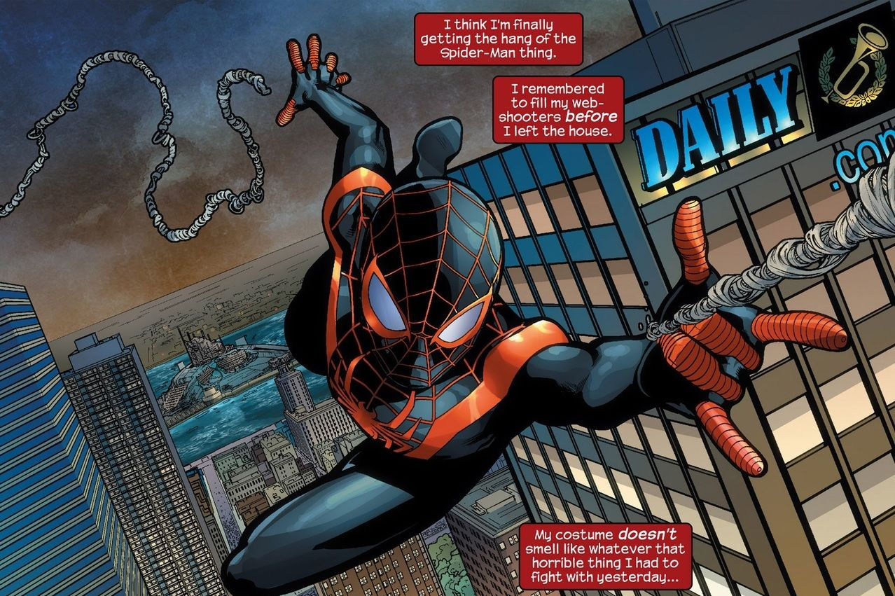 Wallpaper #K-o8V5MBlwTYPL18WxEs3 Spider Man Parallel Universe Ultimate Black Spider Man Miles Morales